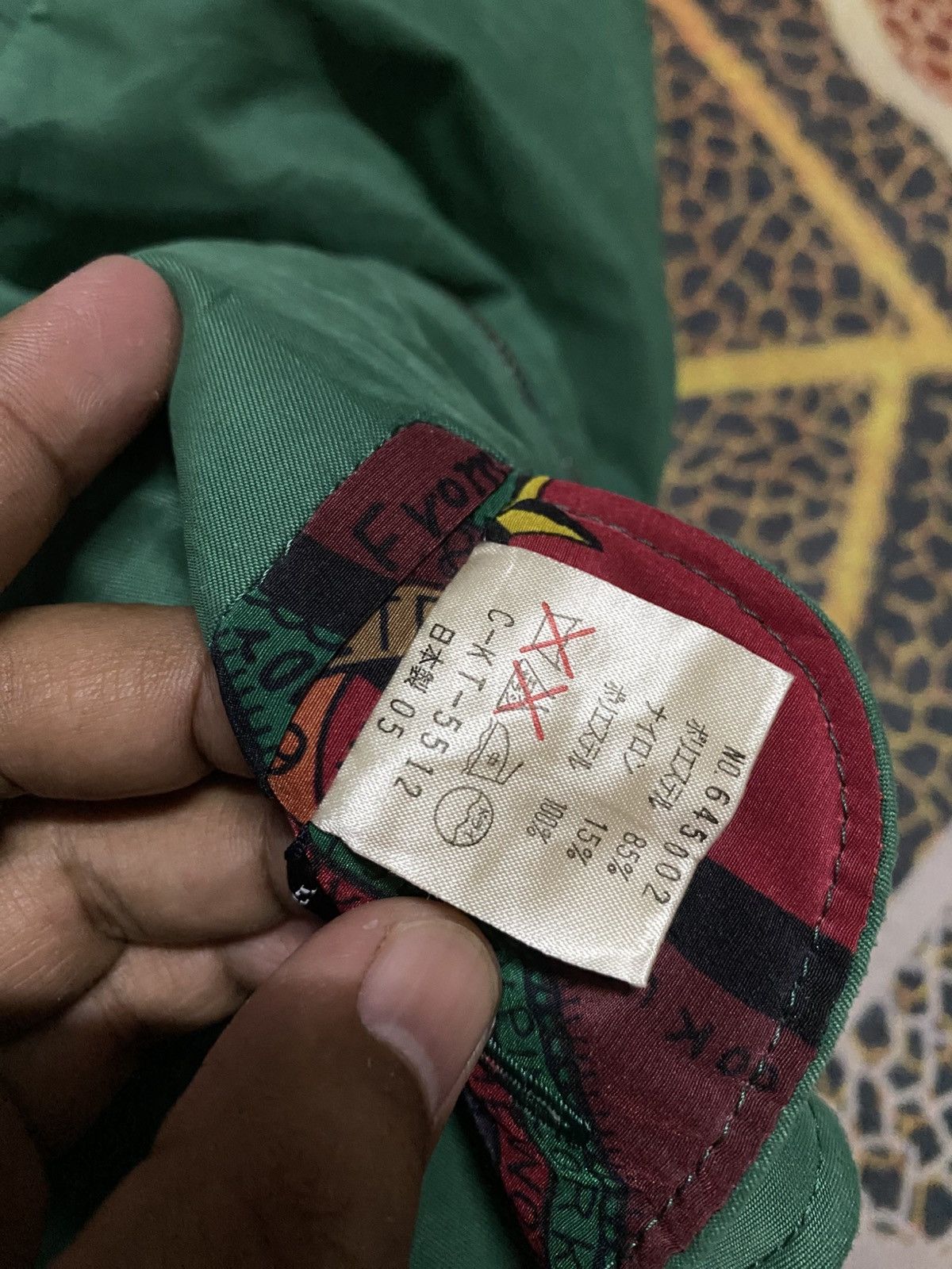 Japanese Brand Vintage Japanese Reversible Bomber Green Flight Jacket Size US L / EU 52-54 / 3 - 24 Thumbnail