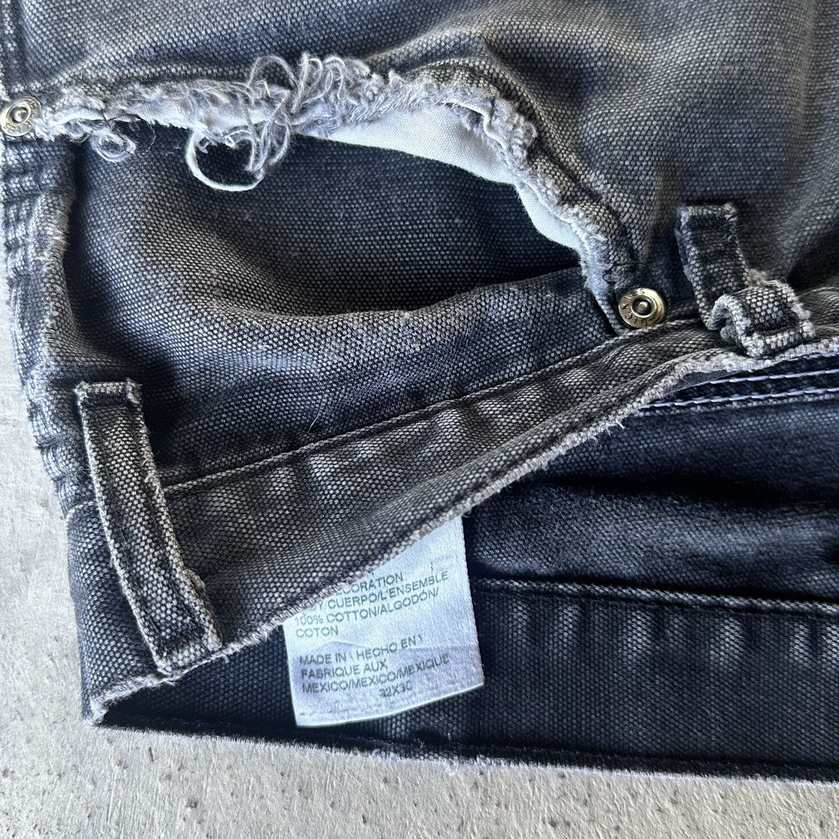 Dickies (33x30) Distressed Faded Dickies Carpenter Pants Faded Black Size US 33 - 6 Thumbnail