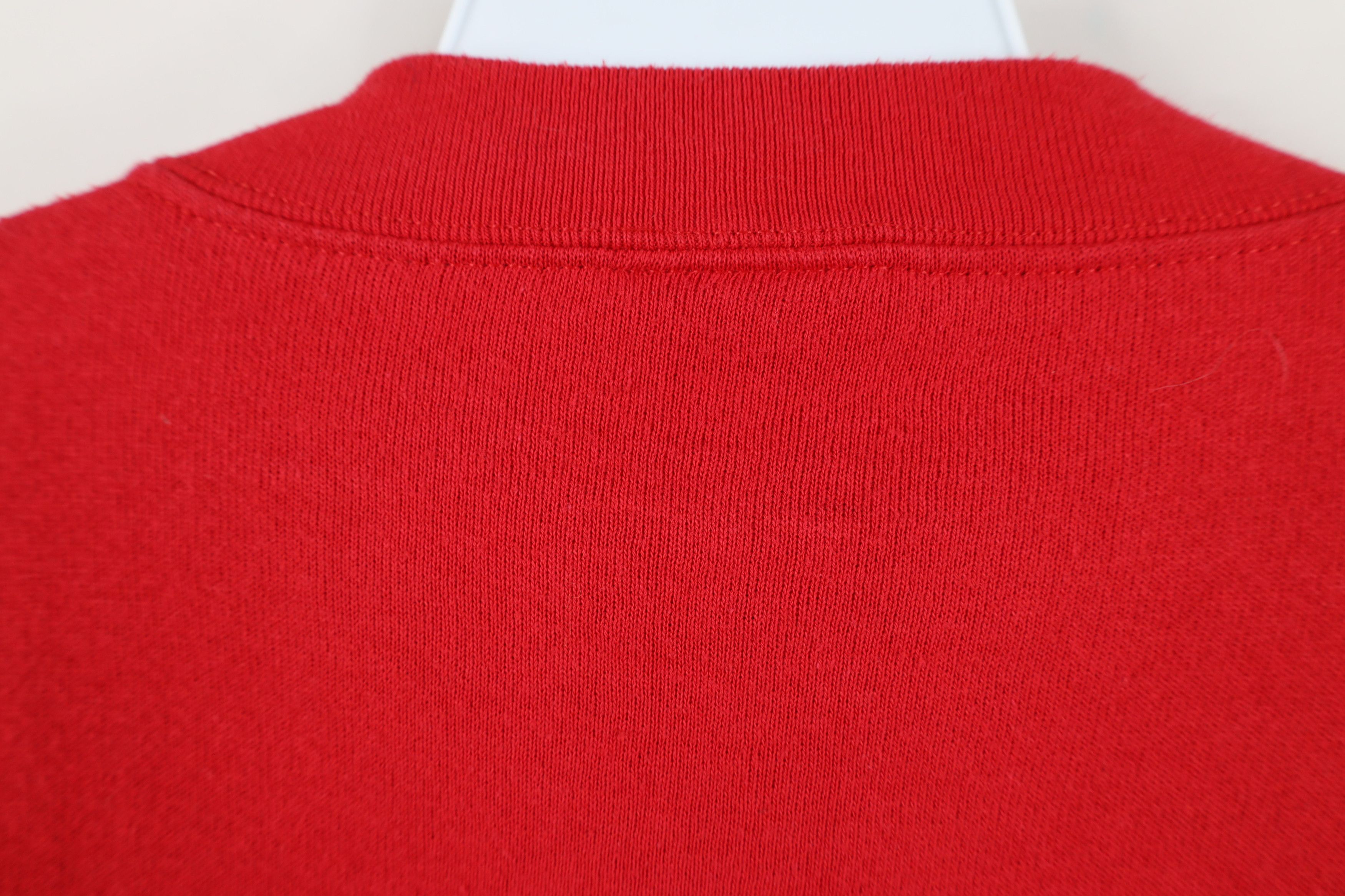 Vintage Vintage 90s Streetwear Santa Claus Christmas Sweatshirt Red Size XL / US 12-14 / IT 48-50 - 11 Thumbnail