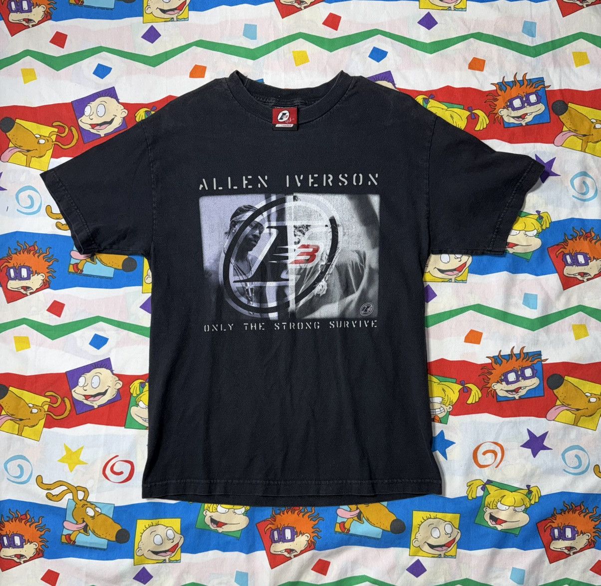 Reebok Vintage 90s Y2K Reebok I3 Allen Iverson Rap Style T-Shirt Size US M / EU 48-50 / 2 - 1 Preview