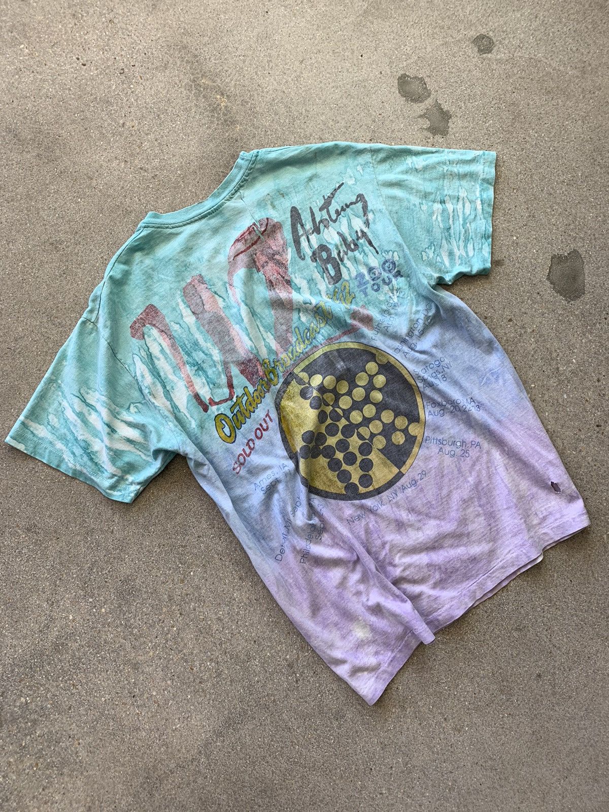 Band Tees × Vintage VTG 1992 U2 Sold Out Broadcast SS LARGE Size US L / EU 52-54 / 3 - 4 Thumbnail