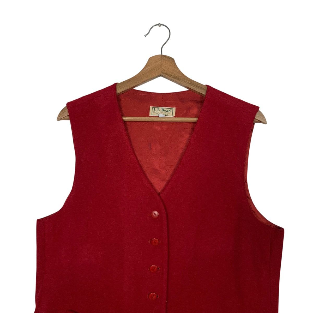 L.L. Bean L.L.BEAN Vest Button Jacket#2935-C133 Size M / US 6-8 / IT 42-44 - 2 Thumbnail