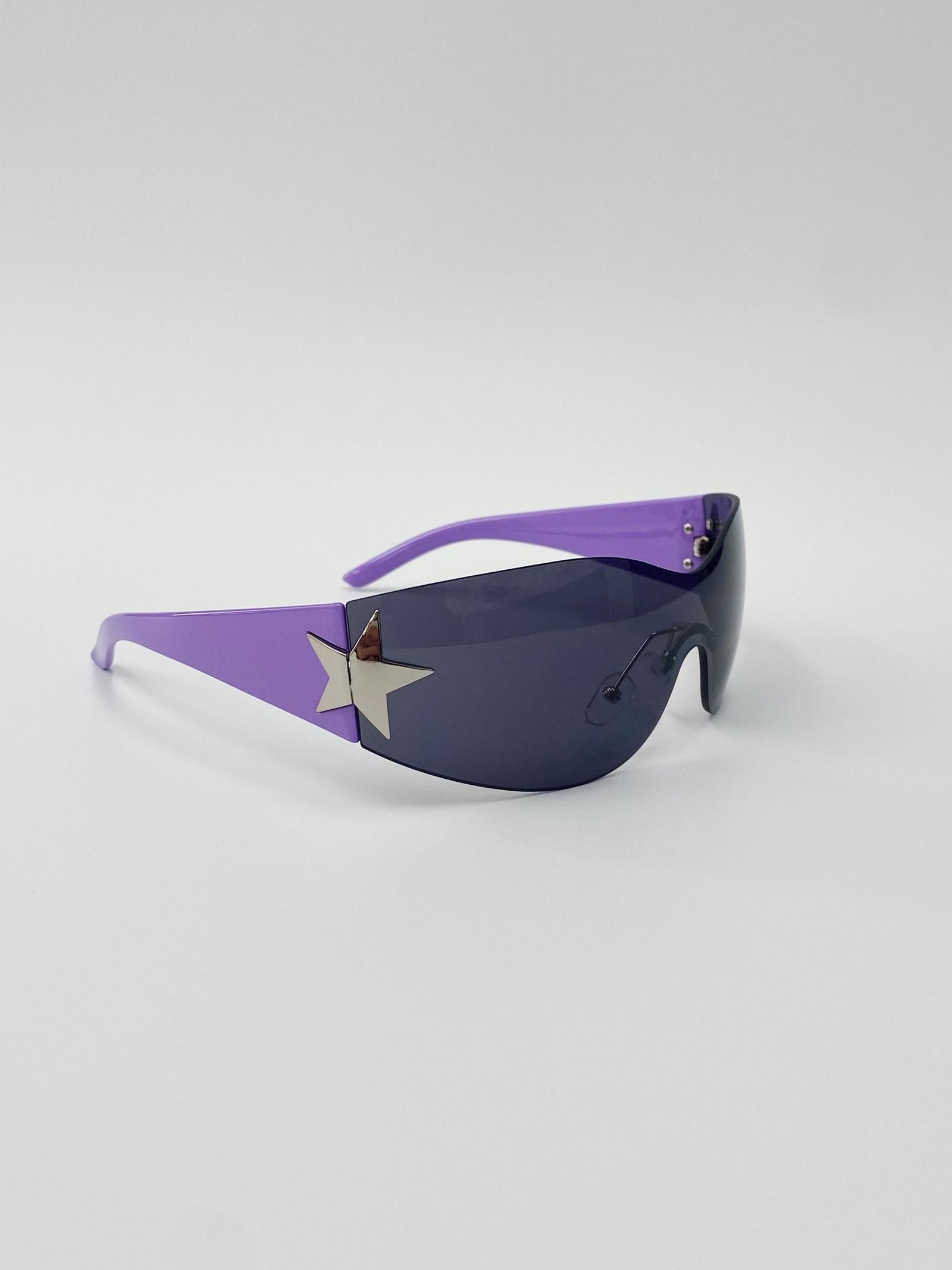 Electric Visual × Vintage Star Frame Rimless Sunglasess Vintage y2k 90’s Size ONE SIZE - 1 Thumbnail