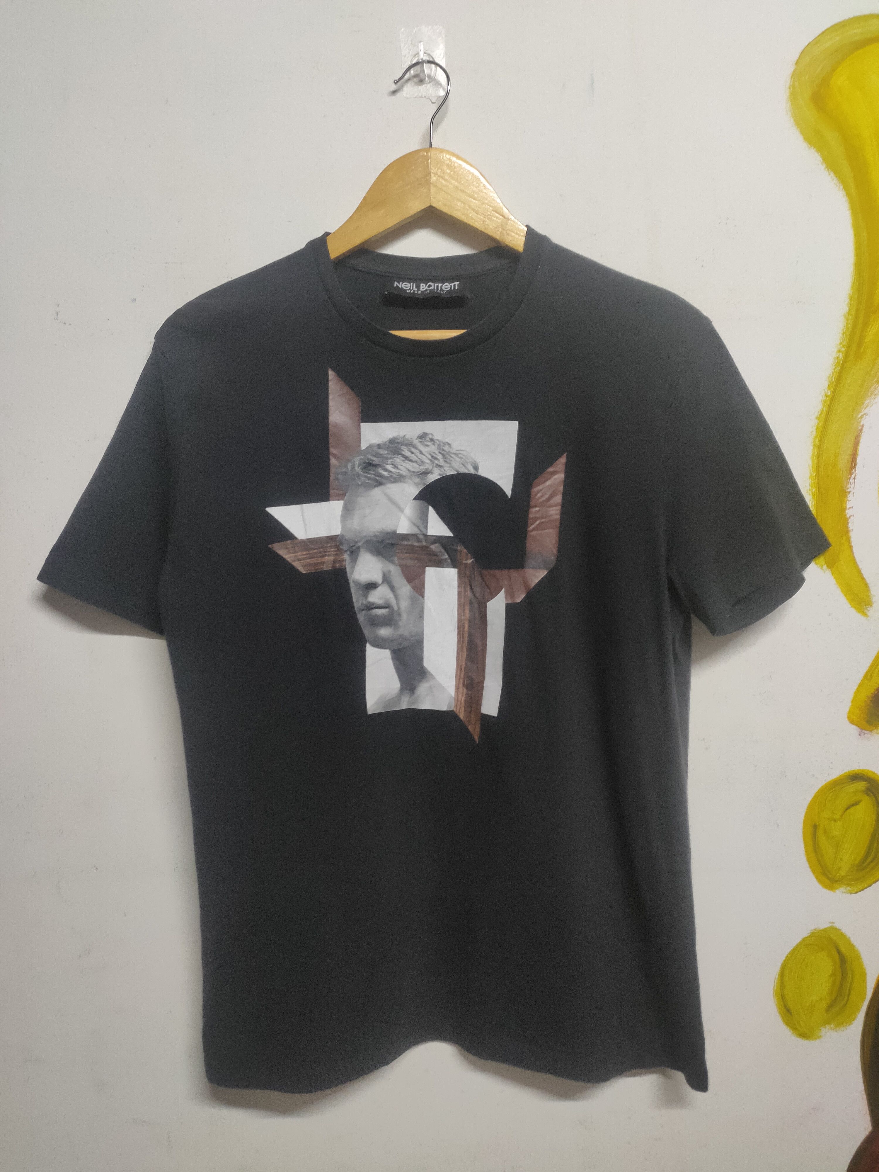 Neil Barrett Neil Barrett Steve McQueen black tee Size US S / EU 44-46 / 1 - 3 Thumbnail