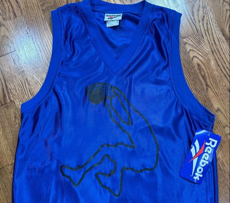 Reebok Vintage Reebok Shaq Blue / Black Jersey (Size XL) NWT Size US XL / EU 56 / 4 - 2 Thumbnail