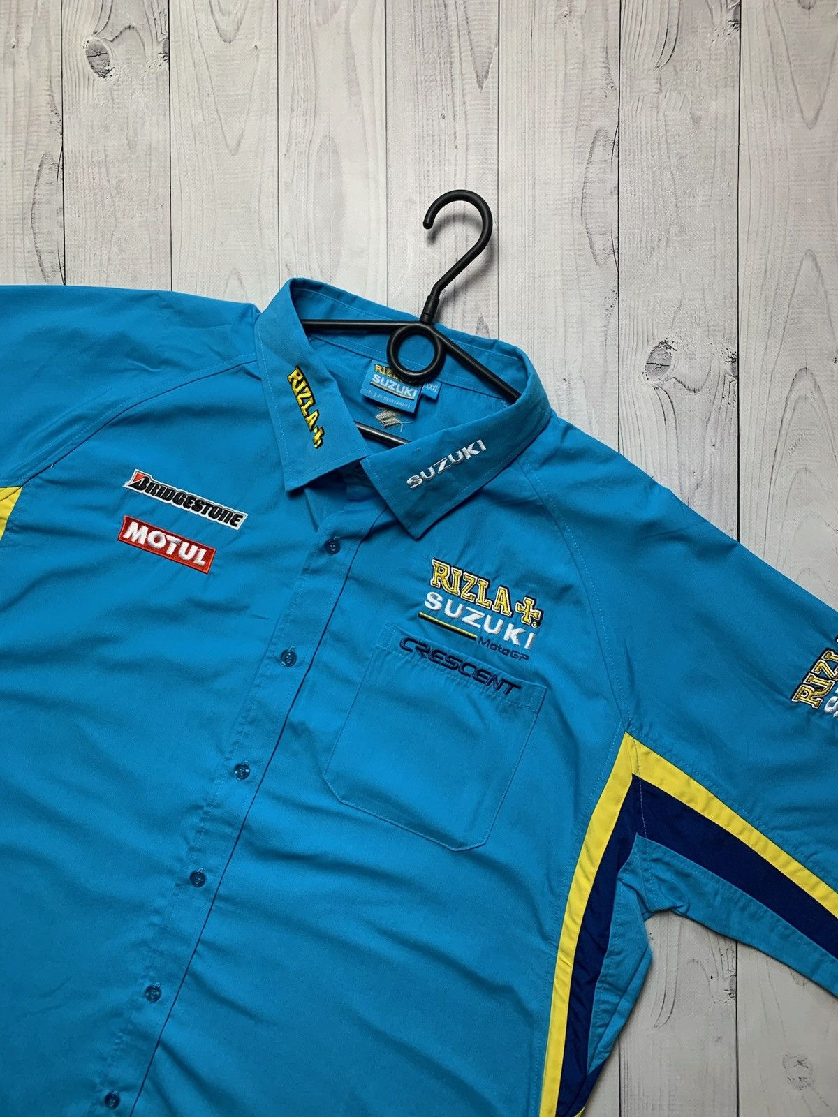 Vintage Vintage Racing Renault Suzuki shirt size XXXL rare blue Size US XXL / EU 58 / 5 - 3 Thumbnail