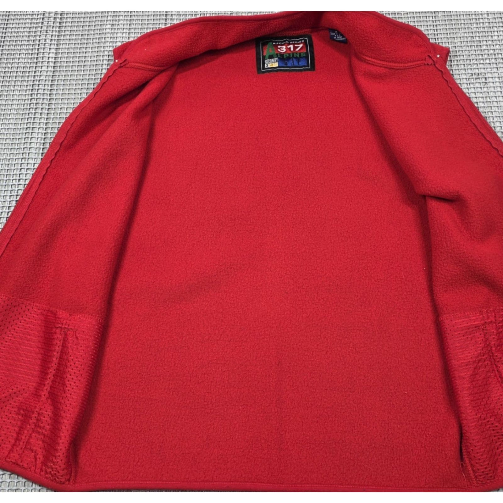Gap VTG GAP Alpine Racing Series Full Zip Ski Fleece Vest Adult M Red Taiwan Man Size US M / EU 48-50 / 2 - 7 Thumbnail