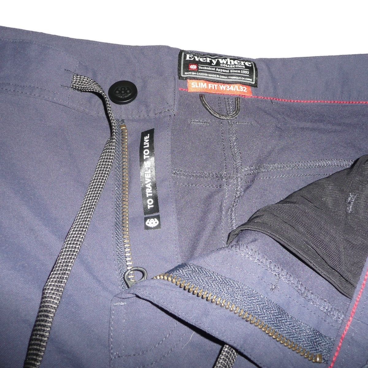 686 686 Everywhere Pant • Navy • W34L34 Size US 34 / EU 50 - 3 Thumbnail