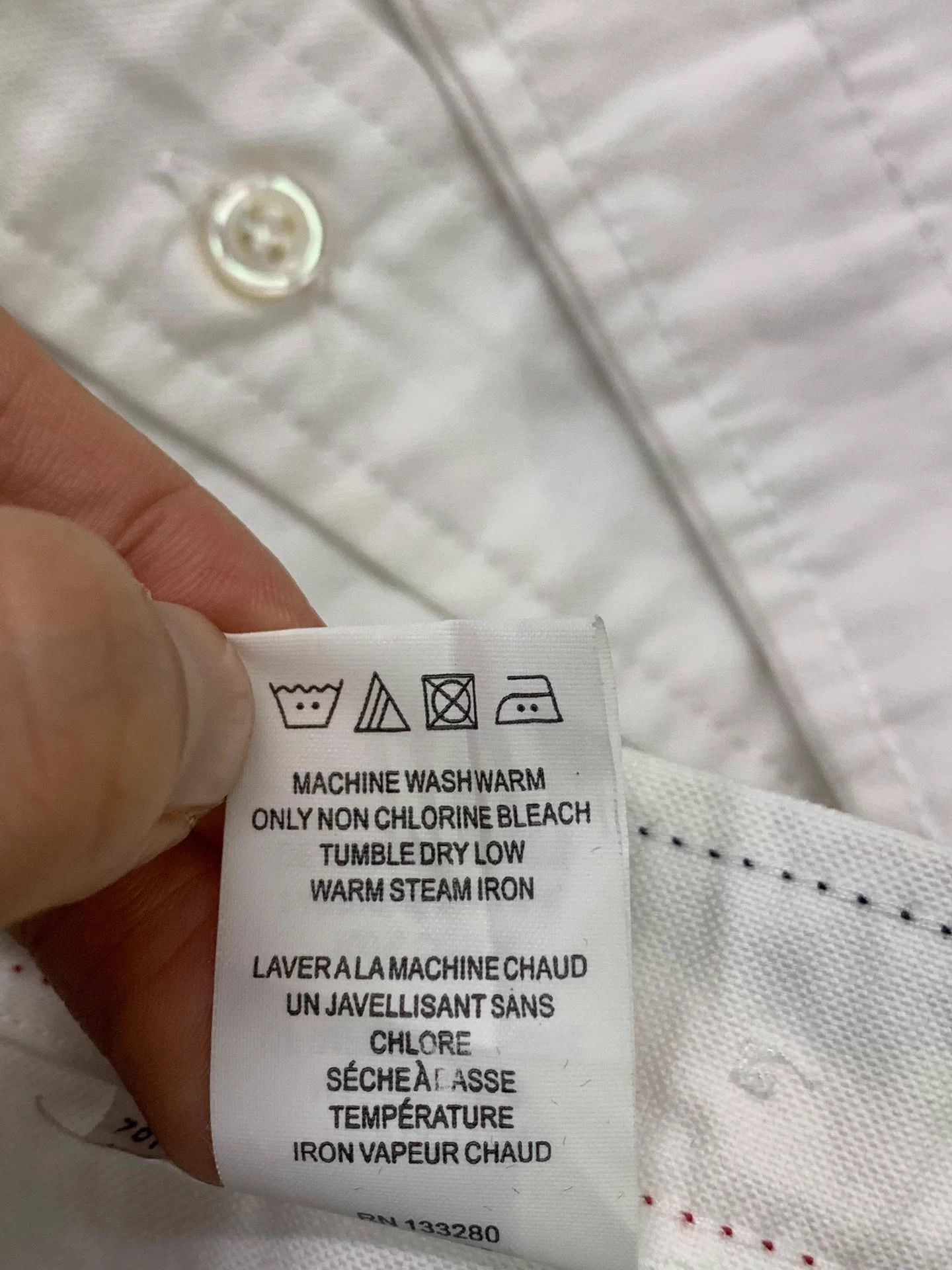 Thom Browne TB White Long Sleeve Shirt 0 New Size US XS / EU 42 / 0 - 6 Thumbnail