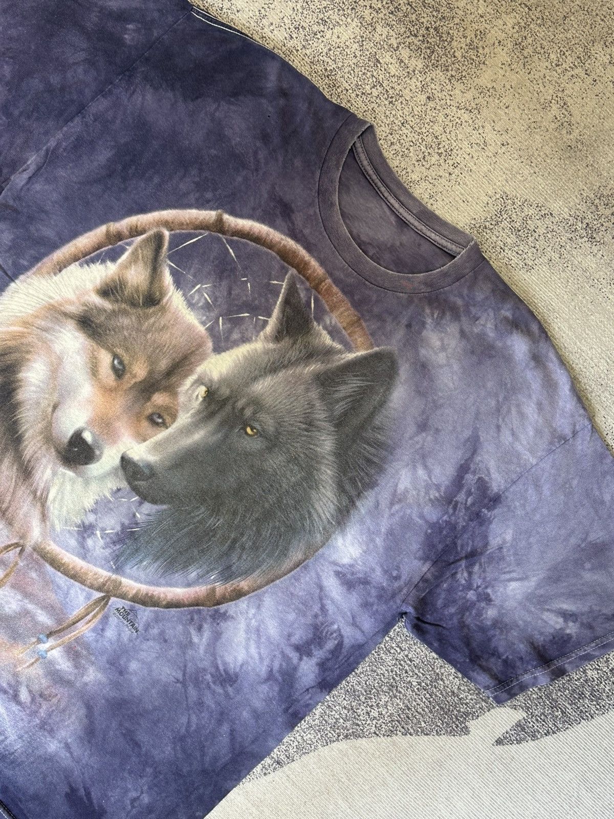 The Mountain 2000s Vintage The Mountain Wolf Art T-Shirts Size US XL / EU 56 / 4 - 3 Thumbnail