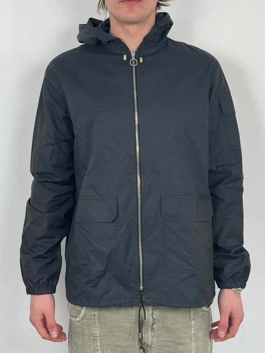 Vintage A.P.C. Minimalist Black Windbreaker Jacket Size US M / EU 48-50 / 2 - 2 Thumbnail