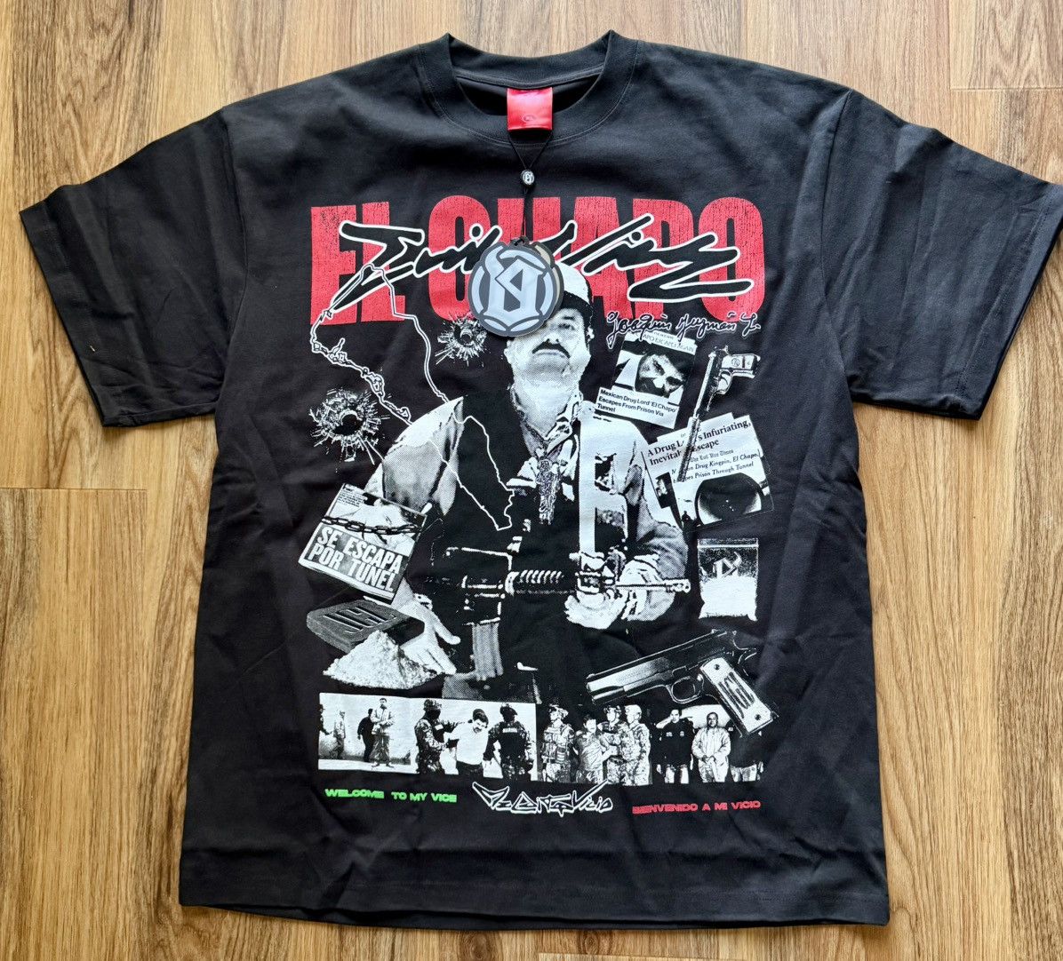 Other Evil Vice El Chapo Red Tag XL Size US XL / EU 56 / 4 - 1 Thumbnail