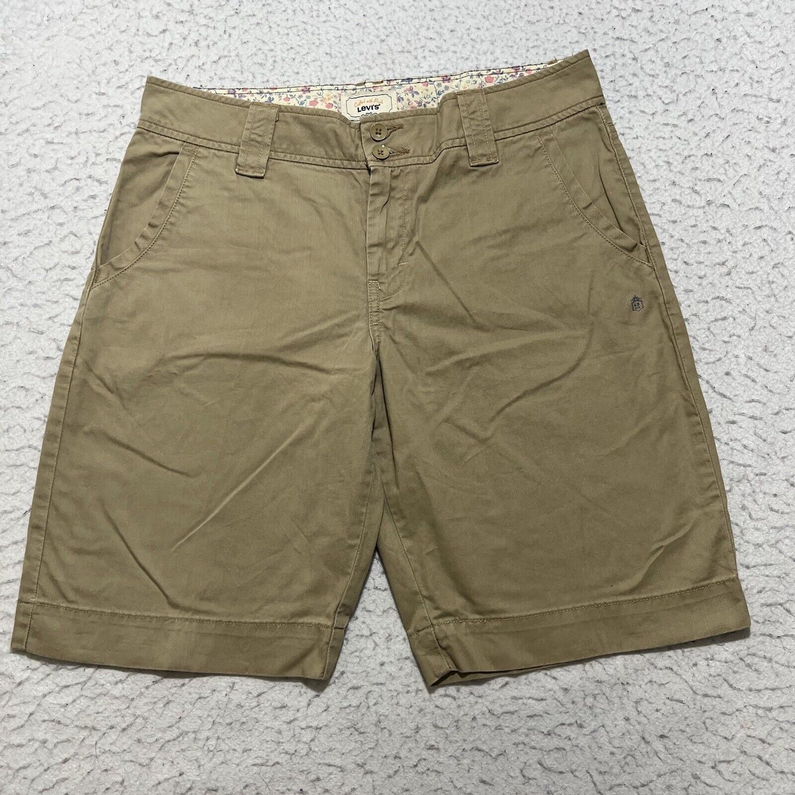 Levi's Levi's Tan Chino Khaki Shorts Crafted With Pride 10" Inseam Size 28" / US 6 / IT 42 - 1 Thumbnail