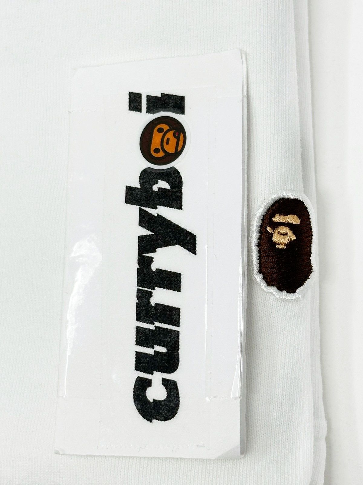 Bape BAPE Ape Head One Point Tee White Size US XXL / EU 58 / 5 - 5 Thumbnail