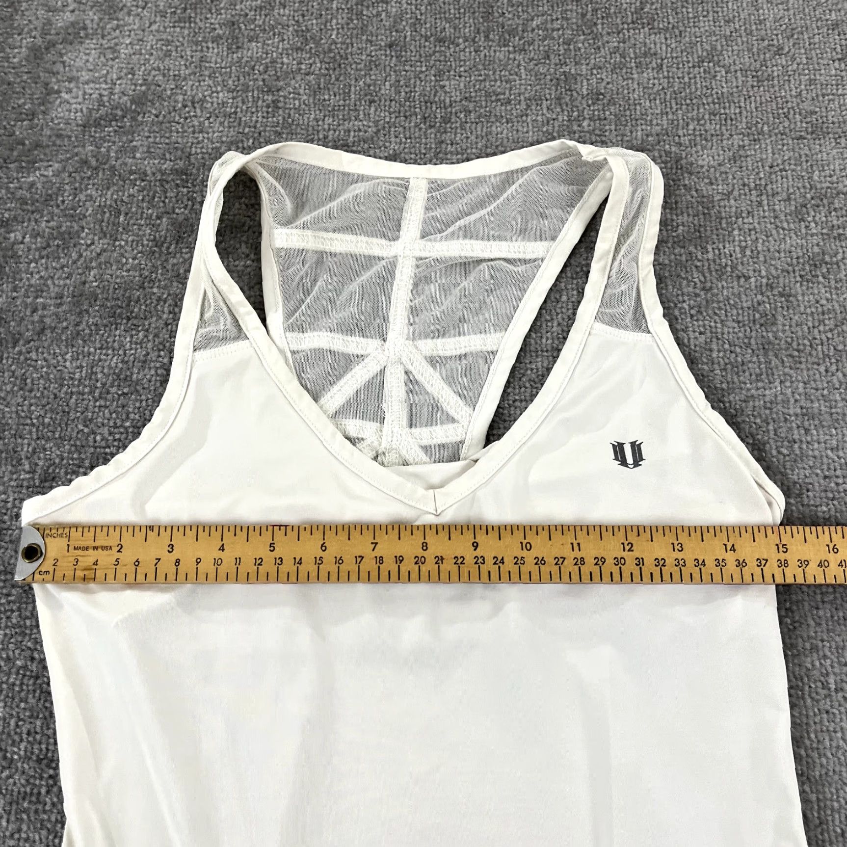 Eleventy VENUS WILLIAMS ELEVEN Top Womens Medium White Tennis Dress Stretch Padded Size M / US 6-8 / IT 42-44 - 7 Thumbnail