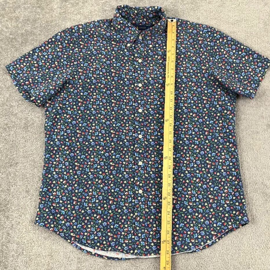 Ralph Lauren Ralph Lauren Shirt Mens Large Blue Floral Button Down Short Sleeve Pony Preppy Size US L / EU 52-54 / 3 - 5 Thumbnail