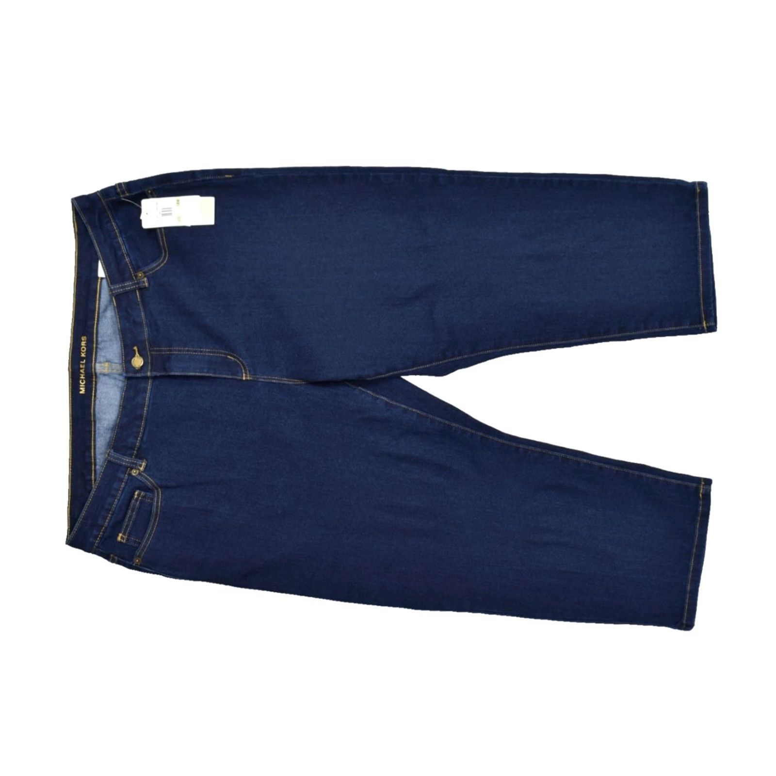 Michael Kors Michael Kors Skinny Jeans Women 18W Overdyed Indigo Dark Wash Stretch Denim NWT Size 40" / US 18 - 2 Thumbnail