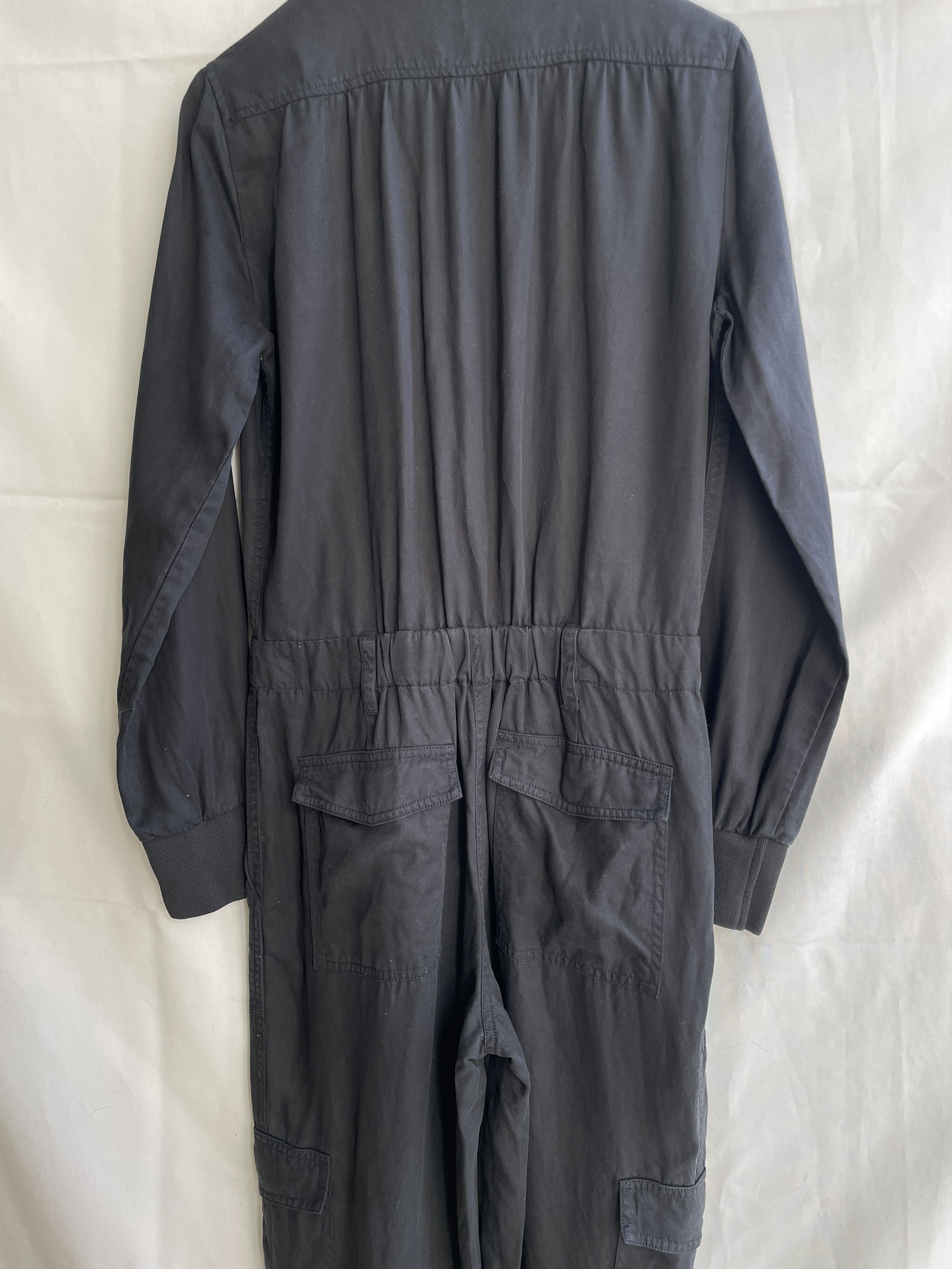 ME+EM Me+Em Lyocell Linen Black Jumpsuit Size UK 6 Size 26" / US 2 / IT 38 - 10 Thumbnail