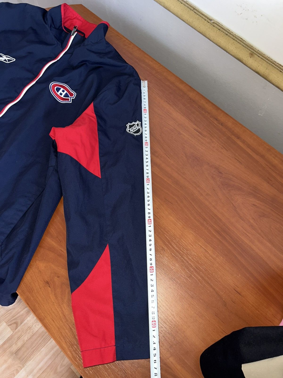NHL VINTAGE MONTREAL CANADIENS VINTAGE REEBOK ZIP HOCKEY JACKET Size US L / EU 52-54 / 3 - 14 Thumbnail