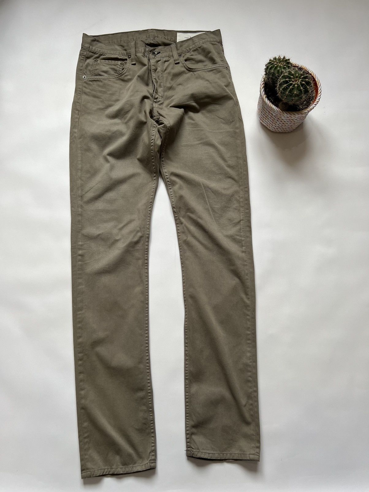 Rag & Bone Rag and Bone Beige Chino Pants Slim Fit 2 Size US 31 - 1 Thumbnail