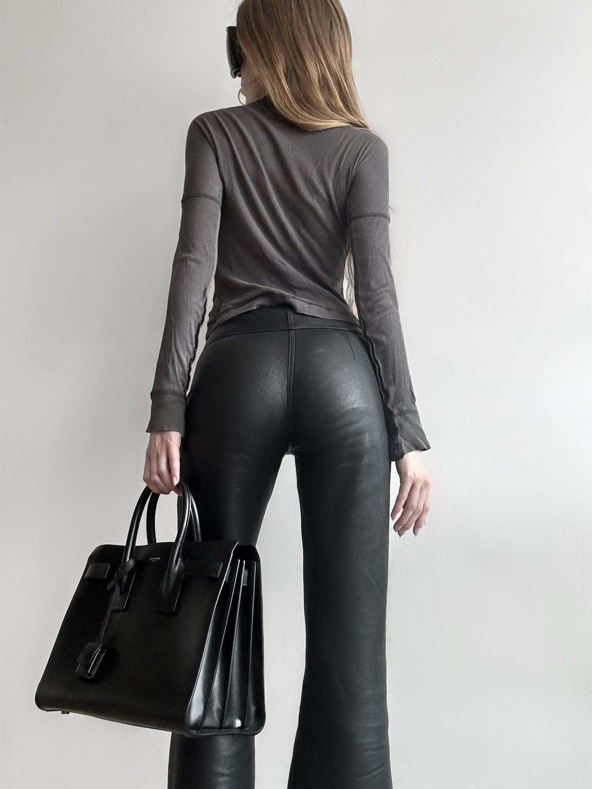 Gucci Tom Ford for Gucci asymmetrical long sleeve blouse Size S / US 4 / IT 40 - 4 Thumbnail