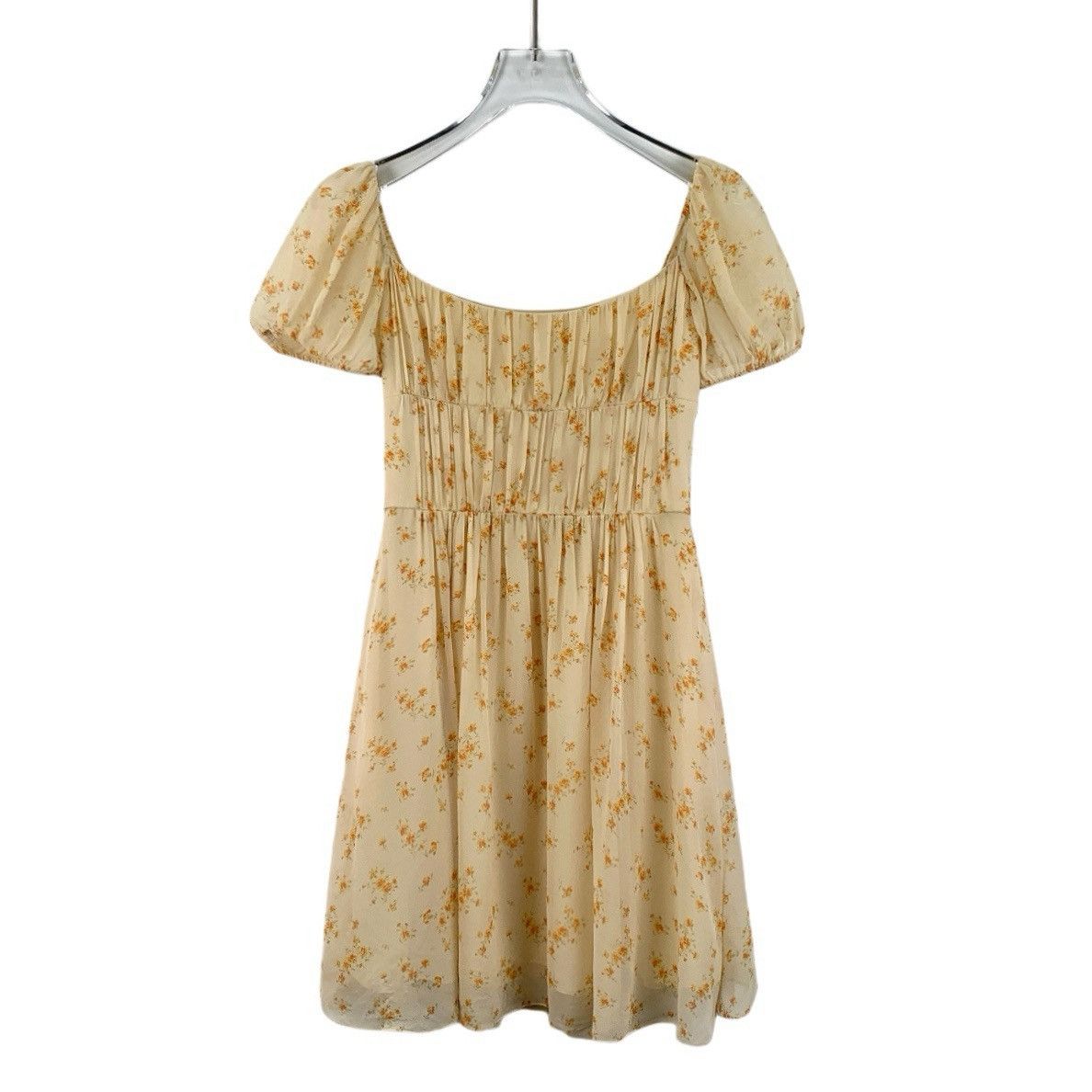 Celine Celine 22 collection Light yellow floral silk dress Size XS / US 0-2 / IT 36-38 - 1 Thumbnail