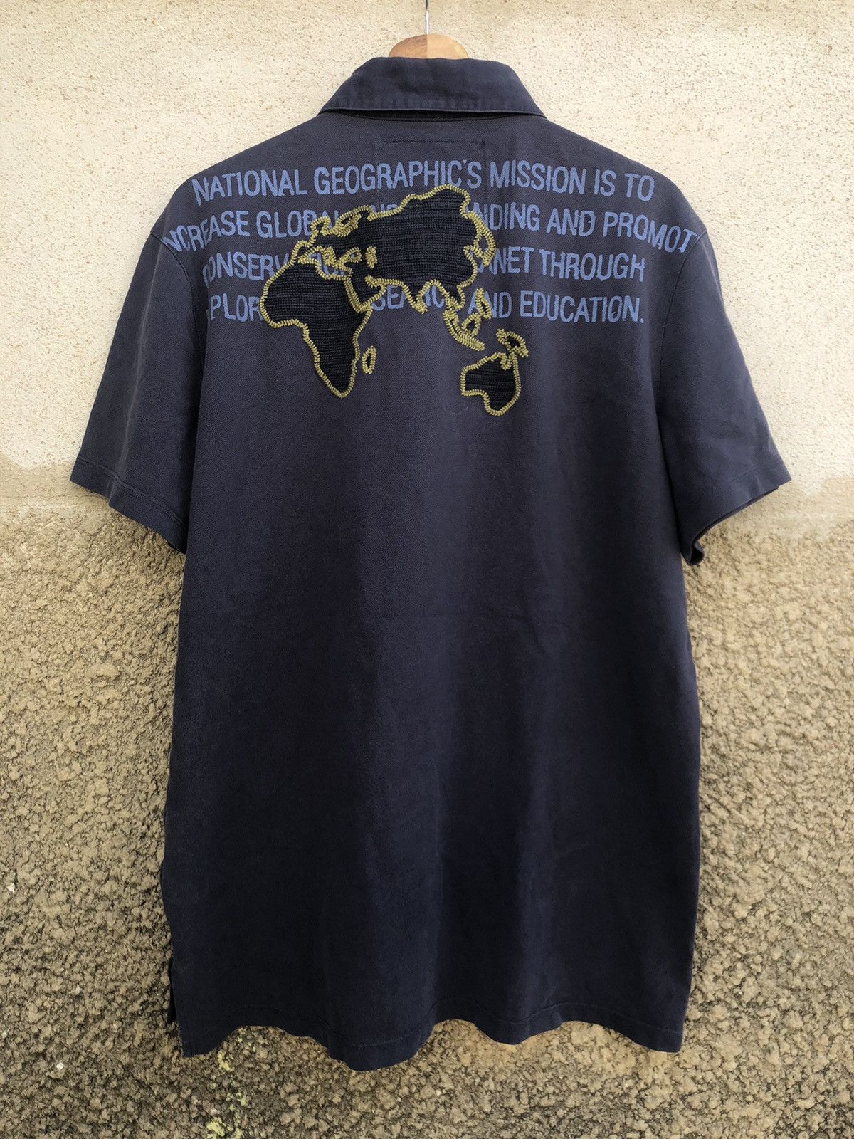 Vintage 2010 National Geographic Society Polo-Tee Size US L / EU 52-54 / 3 - 2 Thumbnail