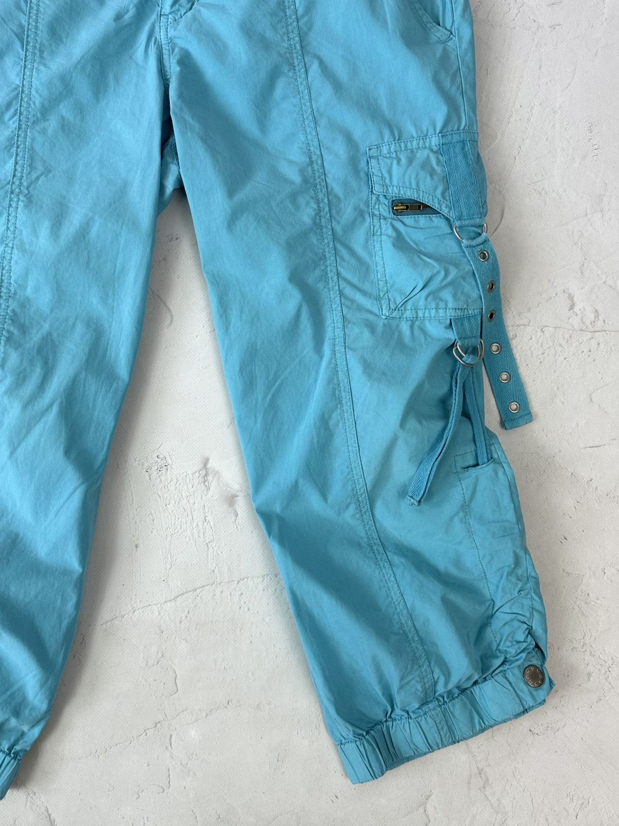 Beauty Beast × If Six Was Nine × Vintage Vintage Bondage Cargo Blue Breeches Size 26" / US 2 / IT 38 - 4 Thumbnail