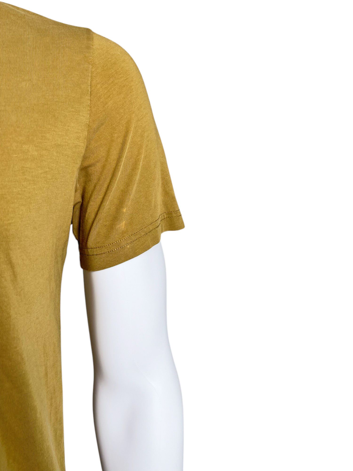 Maison Margiela S/S 2016 Yellow Ochre Cotton Tee Size US S / EU 44-46 / 1 - 8 Thumbnail
