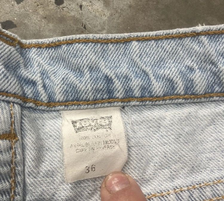 Levi's × Vintage Vintage Levis 550 Jorts Orange Tab Y2K Size US 34 / EU 50 - 4 Thumbnail
