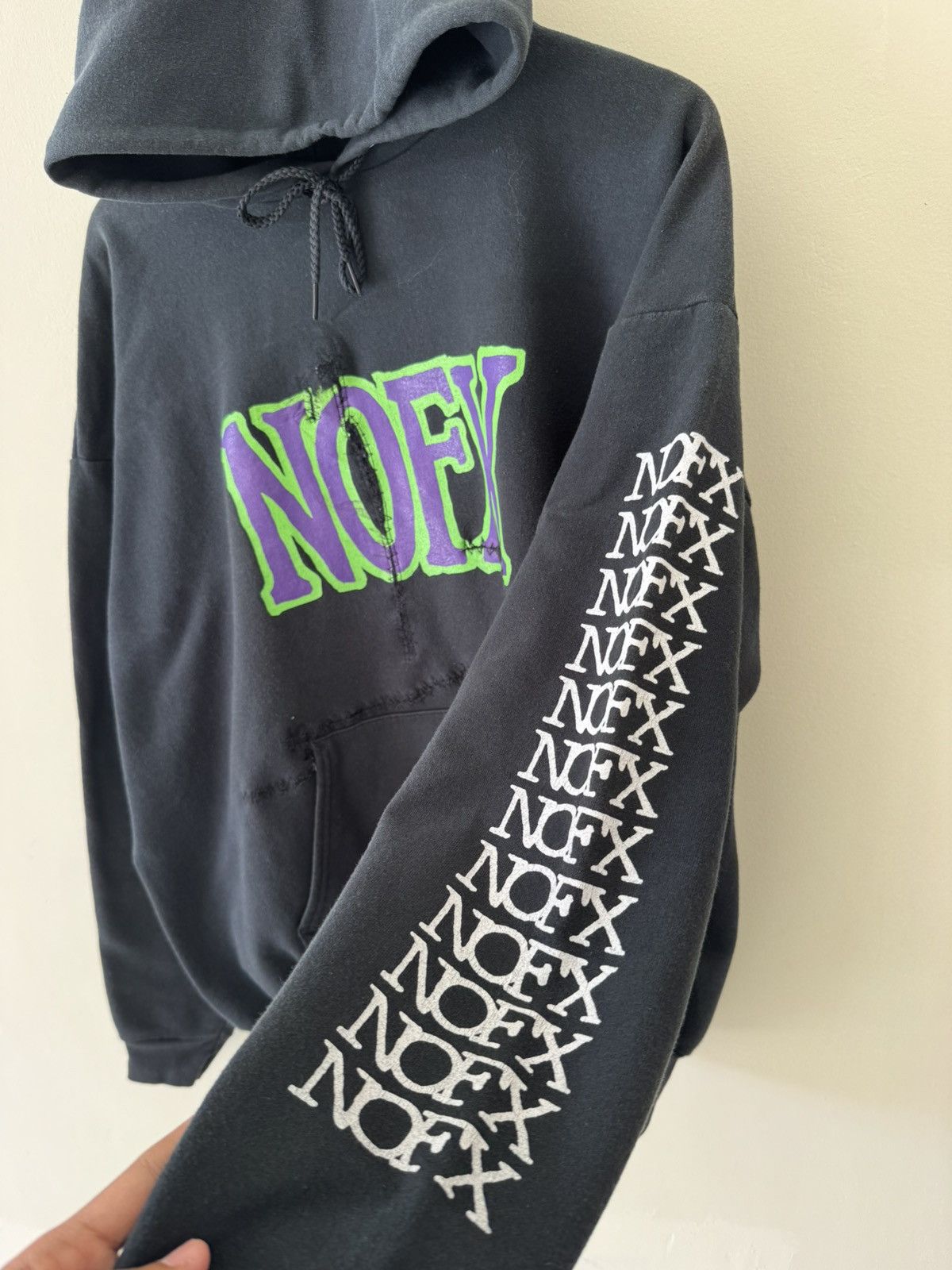 Band Tees VINTAGE 90’S NOFX FAT WRECK CHORDS HOODIE Size US XL / EU 56 / 4 - 3 Thumbnail