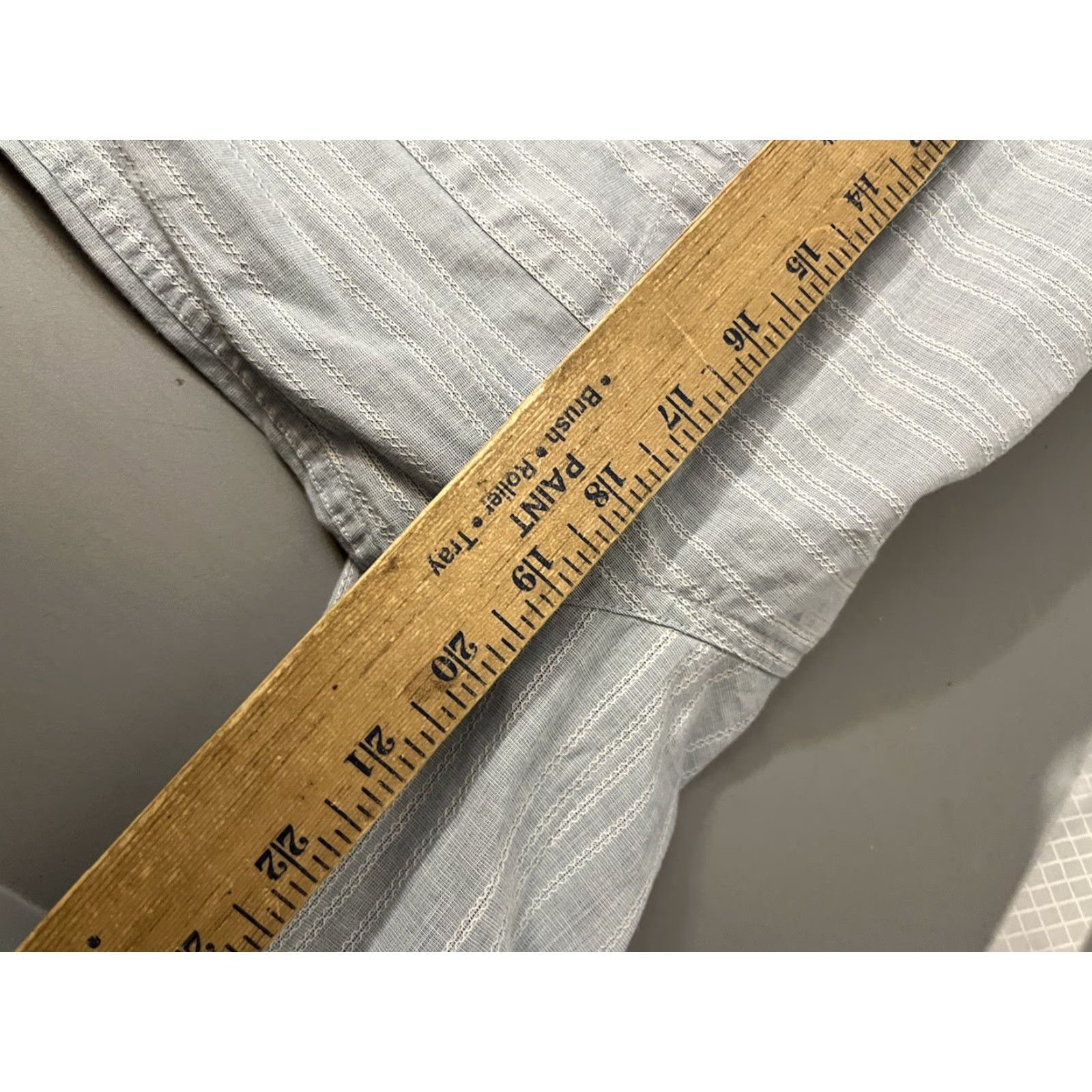 American Eagle Outfitters VINTAGE American Eagle Outfitters Shirt XS Blue Striped Slim Fit Cotton Button Up Mens Size US XS / EU 42 / 0 - 5 Thumbnail