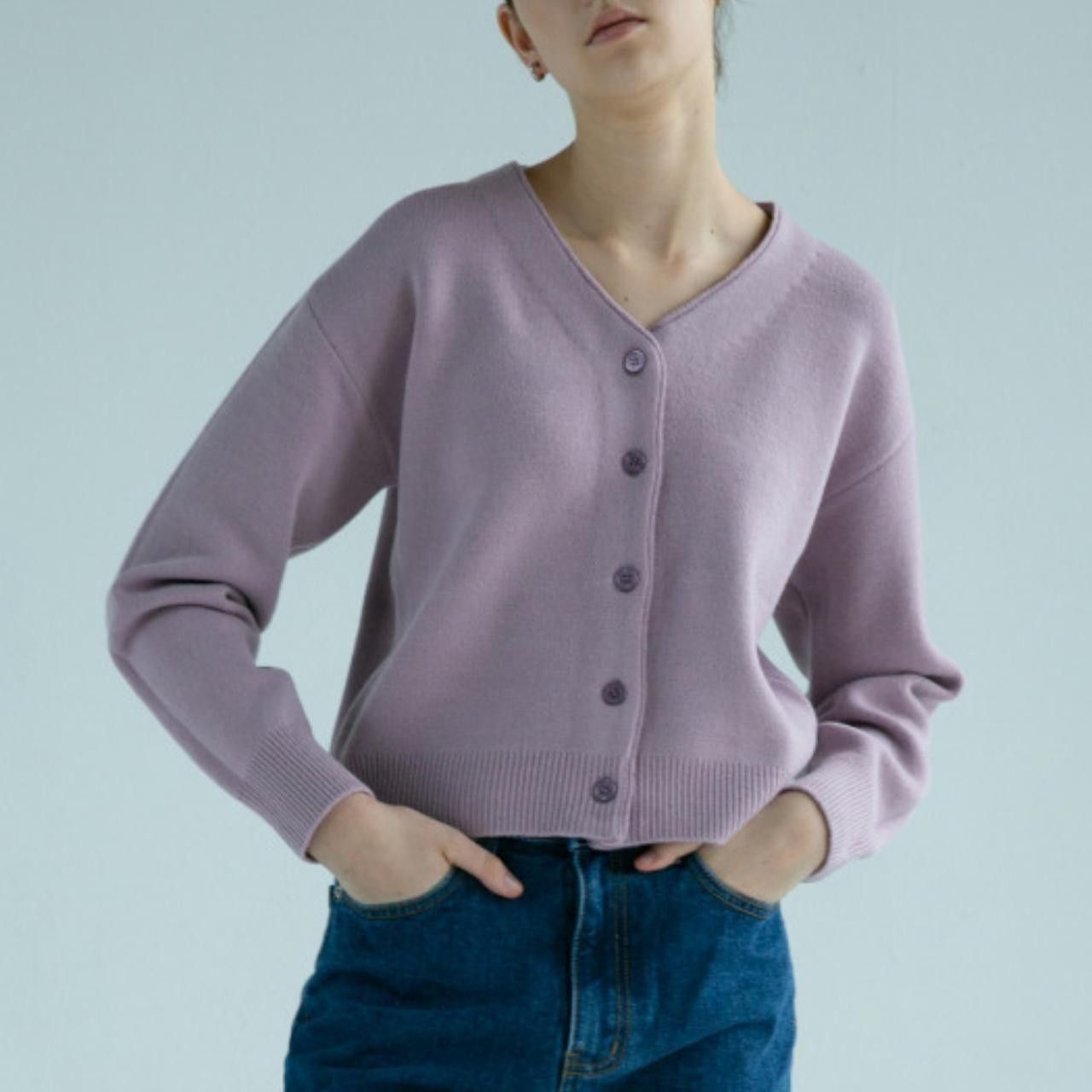 Other Dunst Wool Blend Cropped Cardigan Size S / US 4 / IT 40 - 4 Thumbnail
