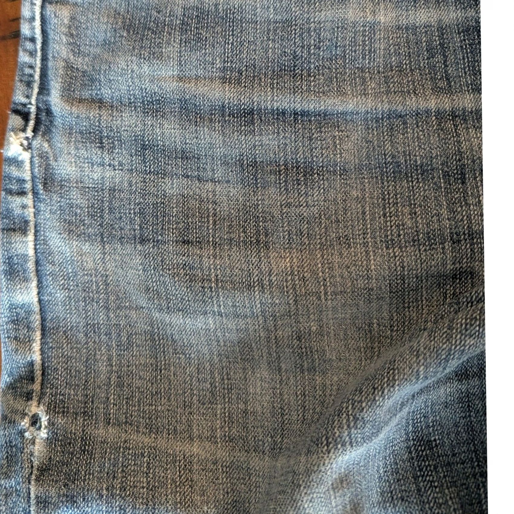 Levi's Levi's 559 Relaxed Straight Jeans Mens 38x32 Medium Wash Distressed Denim Blue Straight 5-Pocket Zip Fly Mens Jeans Size US 38 / EU 54 - 4 Thumbnail