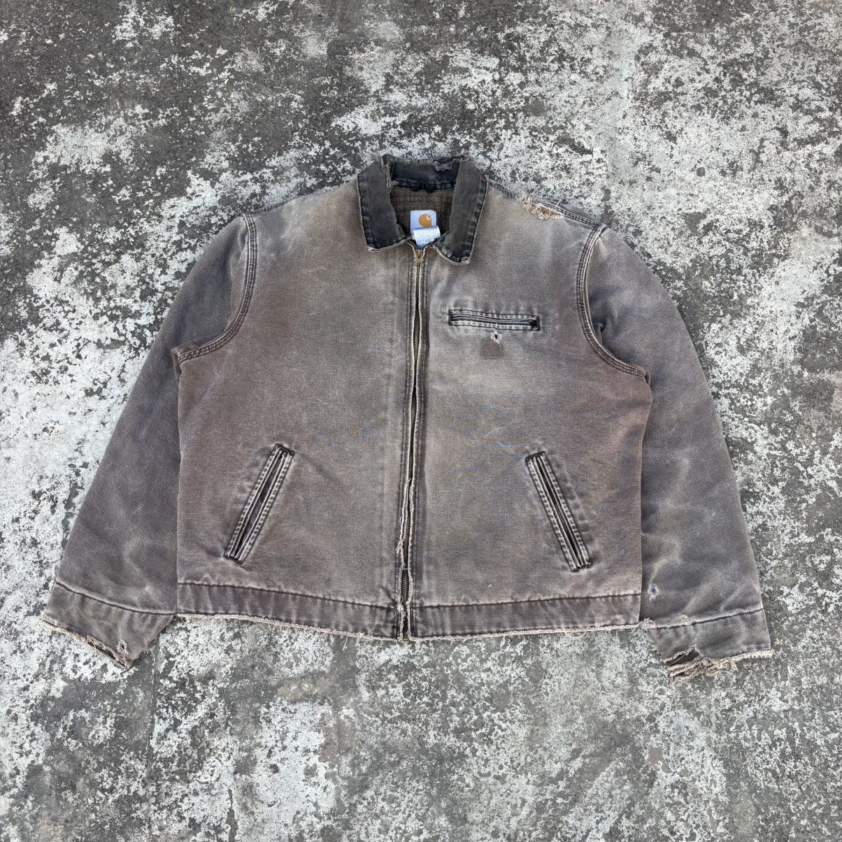 Carhartt 💥Vintage Carhartt Detroit jacket J97 CHT Size US XL / EU 56 / 4 - 4 Thumbnail
