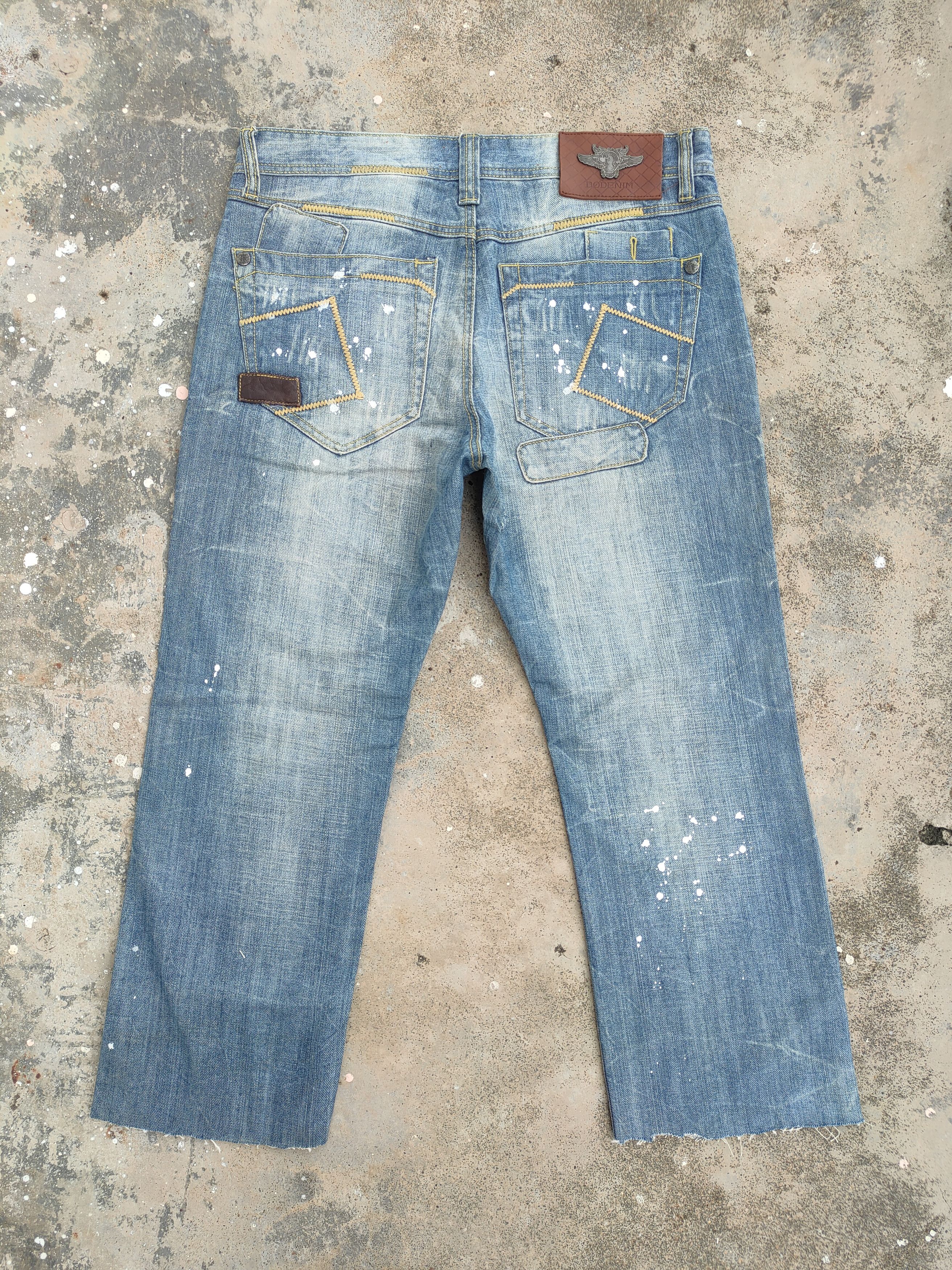 Japanese Brand VINTAGE DO DENIM DISTRESSED FADED JEANS DENIM PANTS Size US 34 / EU 50 - 7 Thumbnail