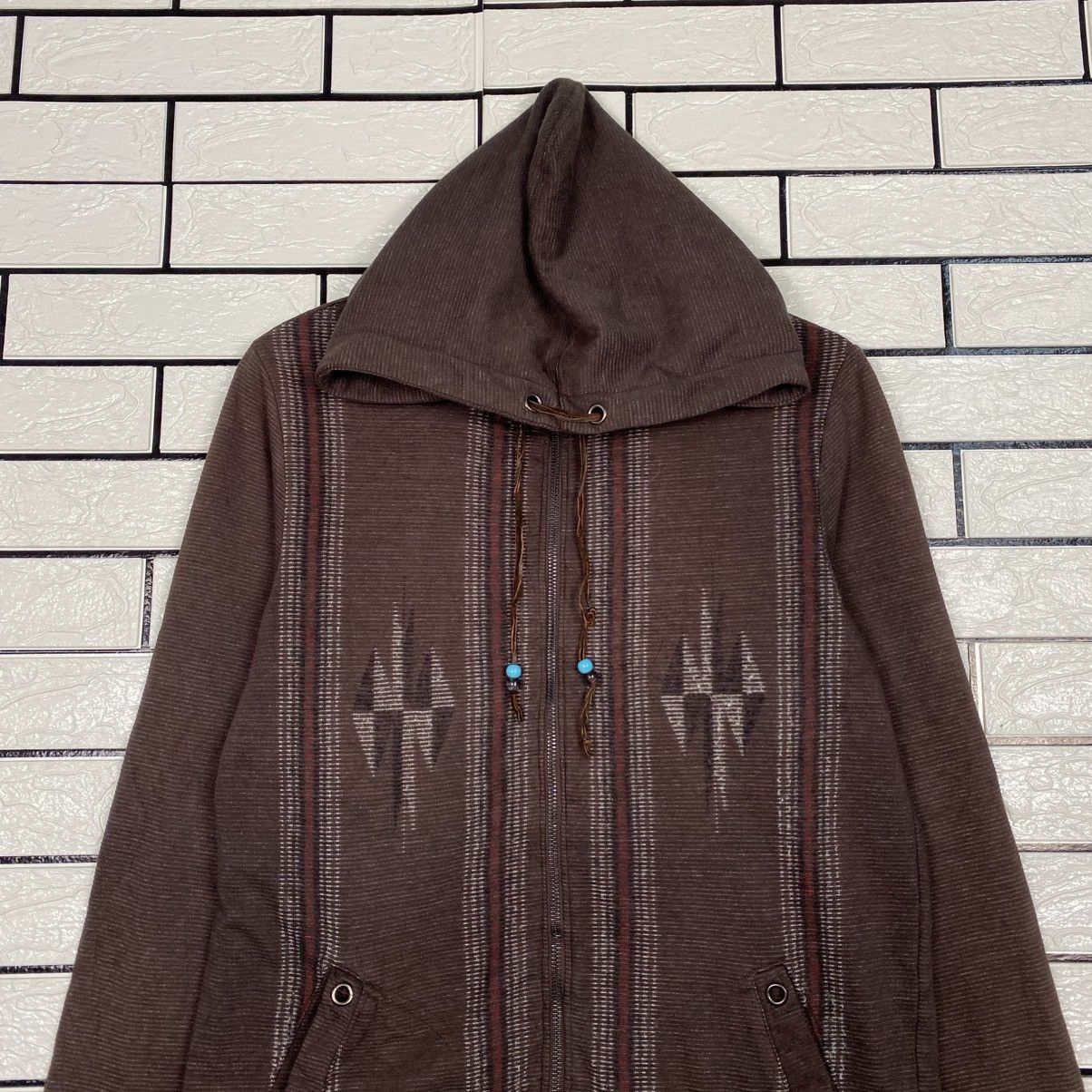 Japanese Brand 📌Herritage Stone Navajo Chimayo Zipper Hoodie Native Design Size US M / EU 48-50 / 2 - 4 Thumbnail