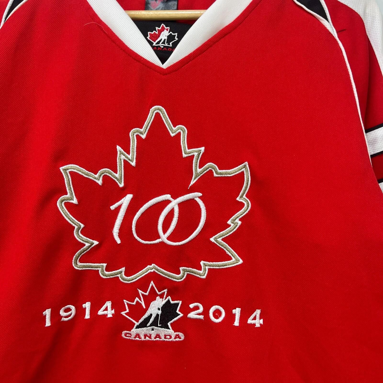 Other Team Canada Hockey 2014 100th Anniversary Jersey Youth Large Size ONE SIZE - 2 Thumbnail