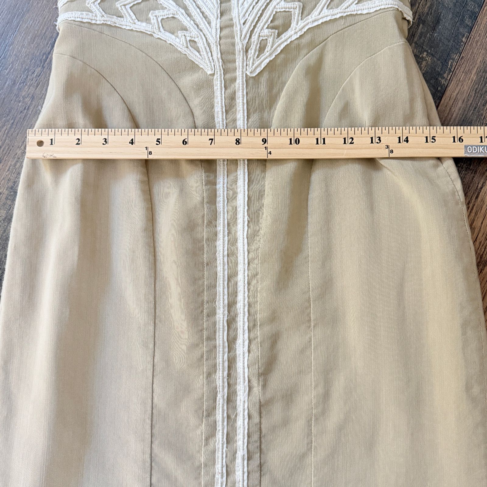 Zac Posen Vintage Zac Posen Bohemian Chic Sheath Midi Dress Size M / US 6-8 / IT 42-44 - 8 Thumbnail