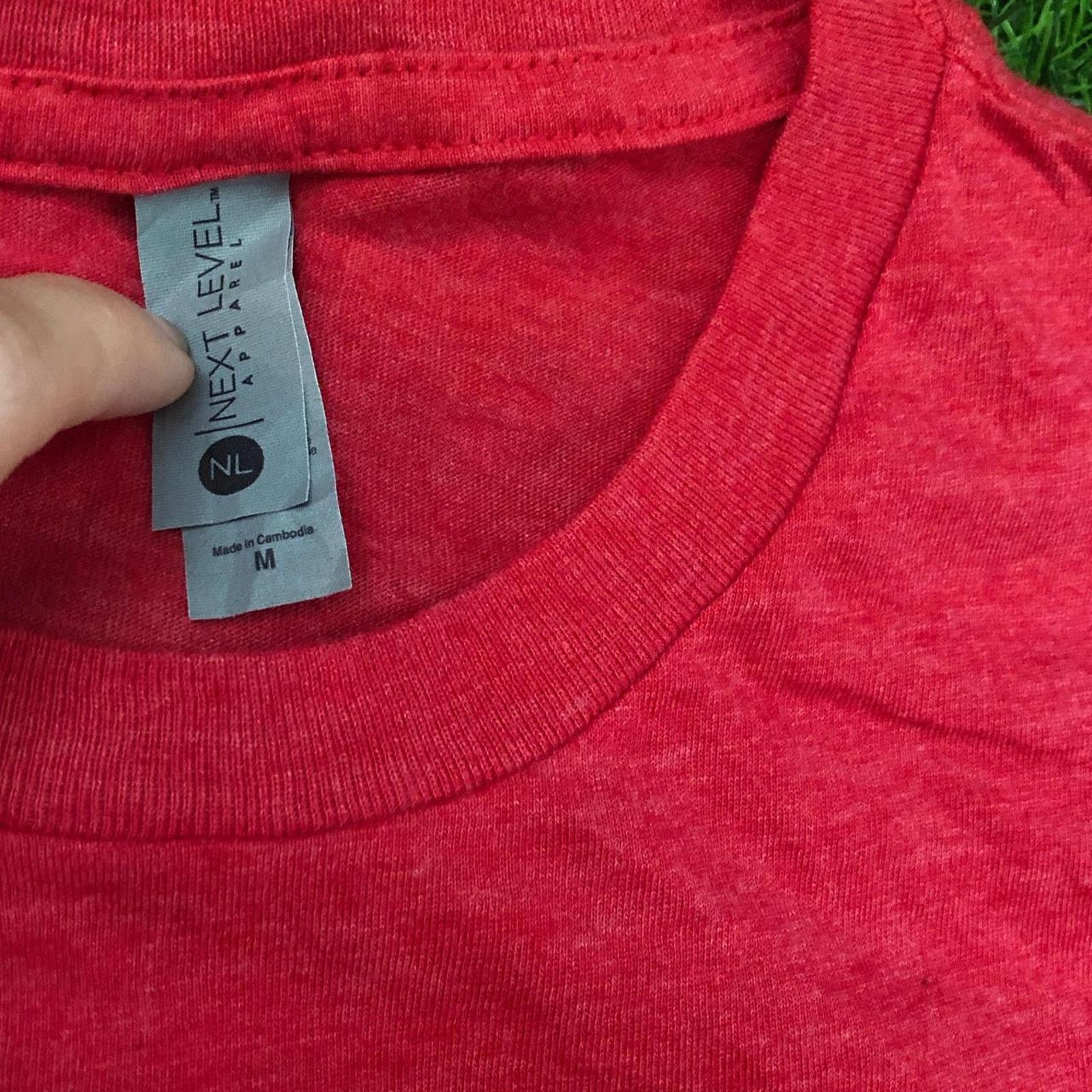 Next Level Men’s Red ‘Throws Lab Keep Calm And Throw Far’ Graphic Tee Size US M / EU 48-50 / 2 - 5 Thumbnail