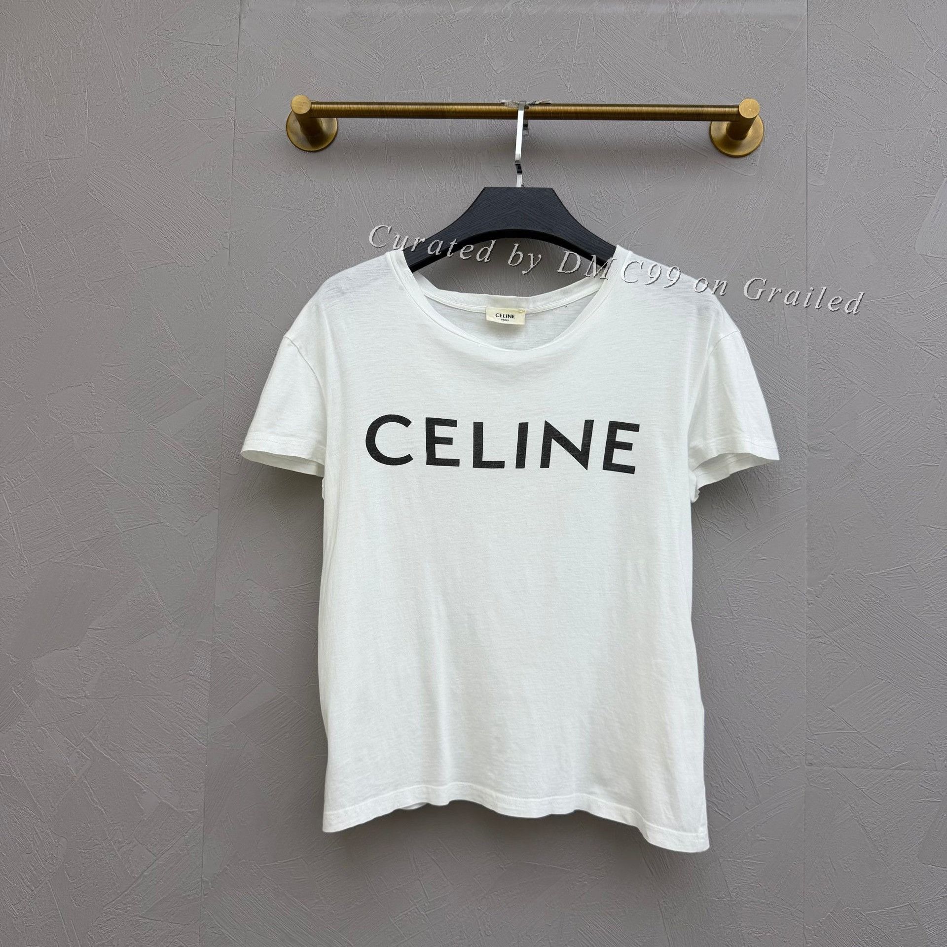 Celine Celine Logo Short-Sleeve T-Shirt S Size S / US 4 / IT 40 - 1 Thumbnail