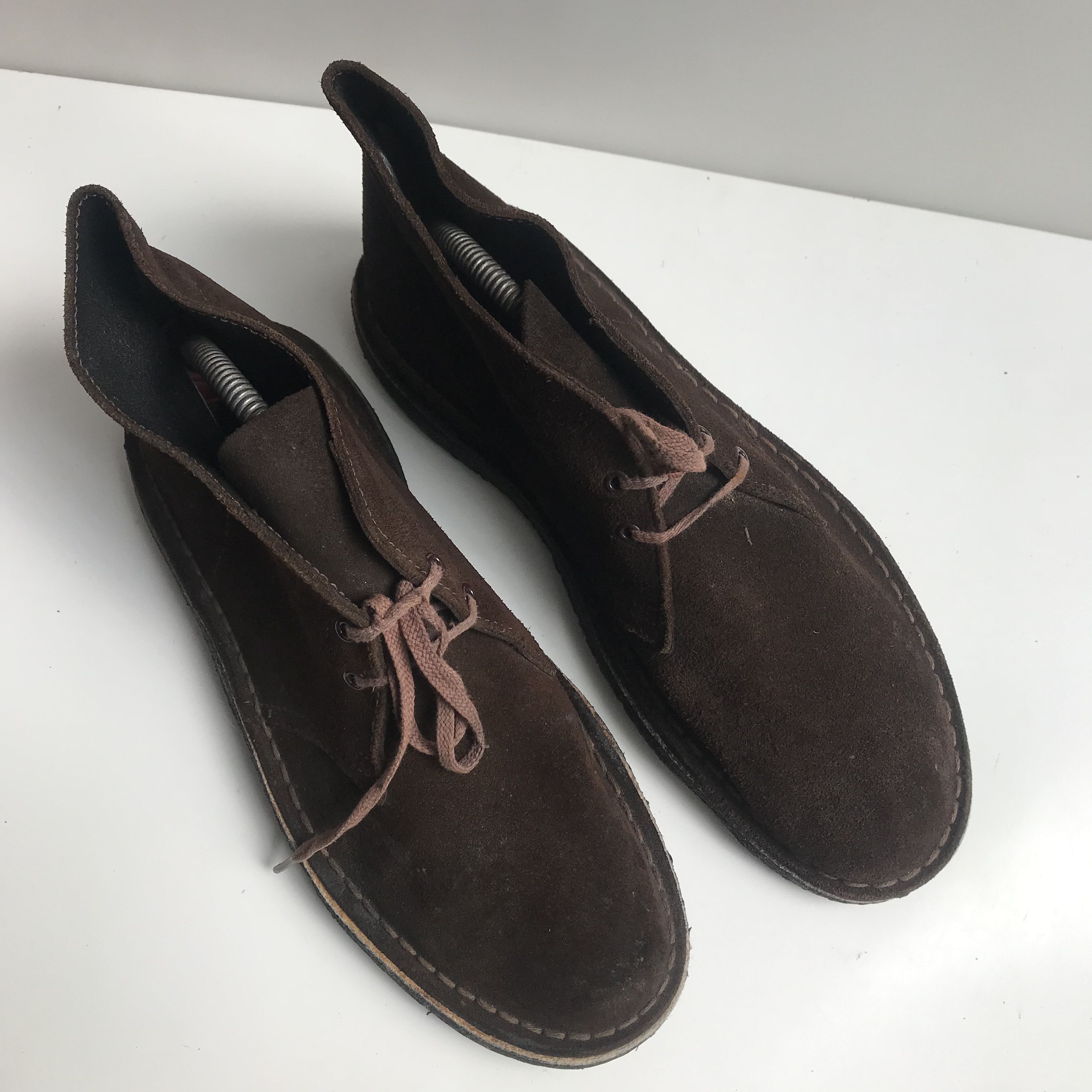 Clarks Vintage MK1 Clarks Dessert Boots Dark Brown Chocolate Suede Size US 9 / EU 42 - 5 Thumbnail