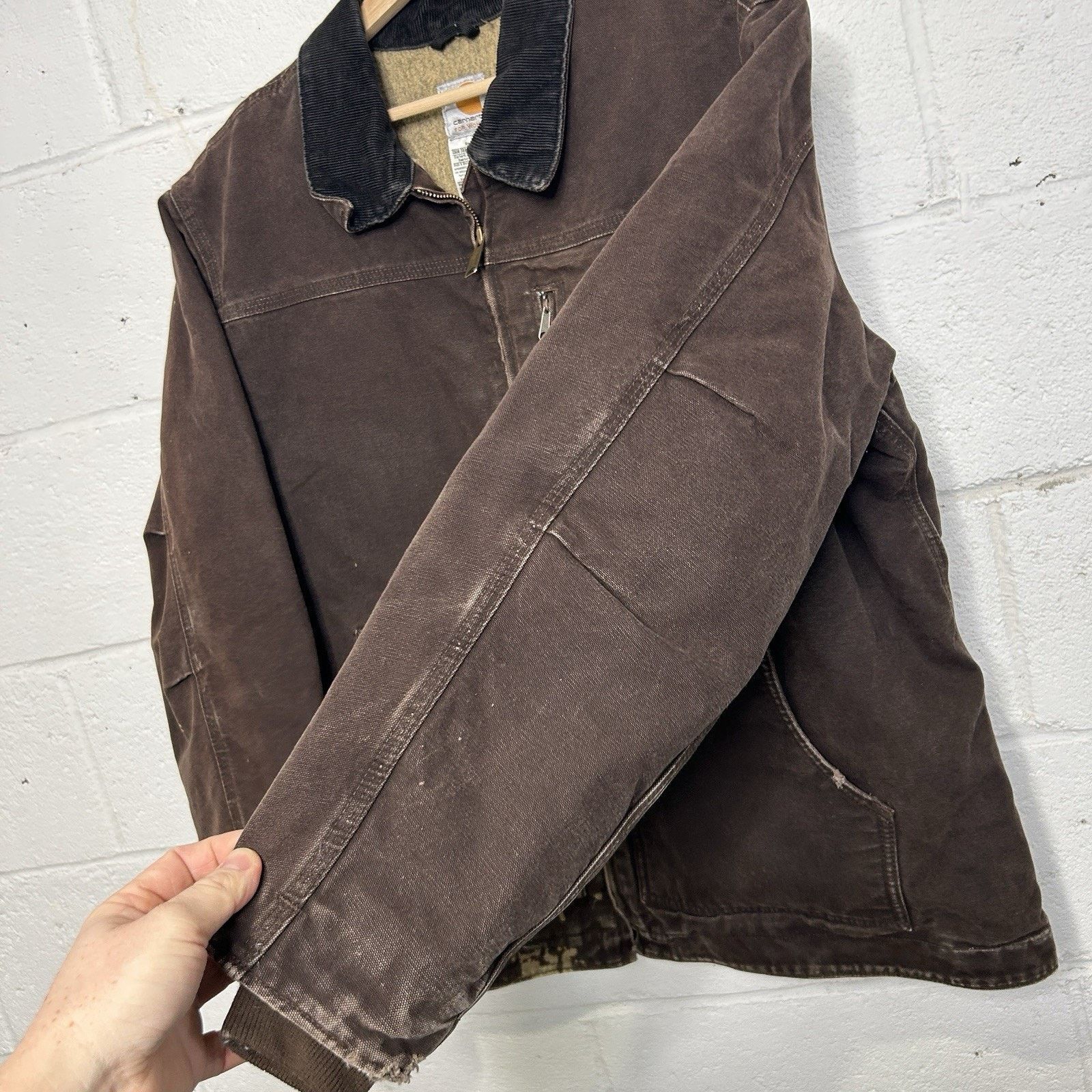 Carhartt Vintage Carhartt Sherpa-Lined Ridge Coat “Dark Brown” WC061 Size US L / EU 52-54 / 3 - 9 Thumbnail