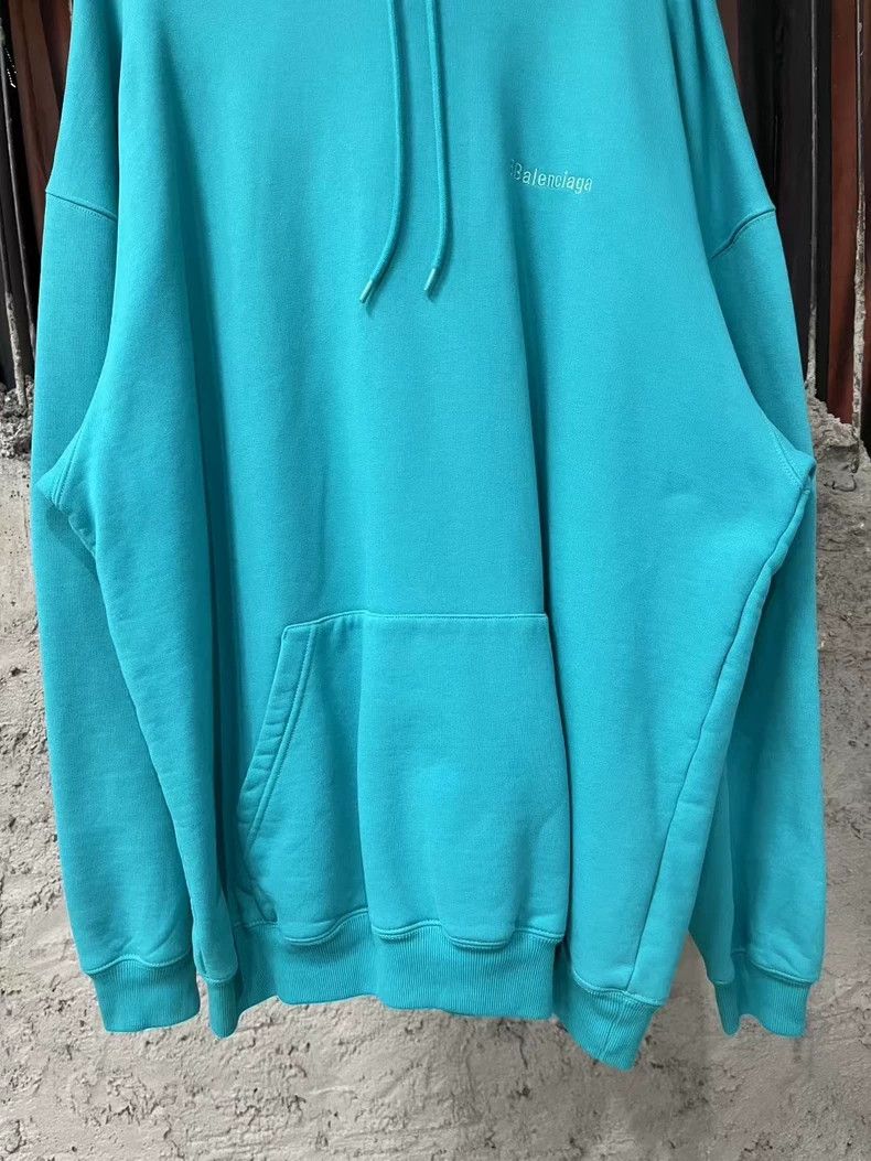 Balenciaga Balenciaga Embroidered small logo sweater hoodie Size US M / EU 48-50 / 2 - 4 Thumbnail