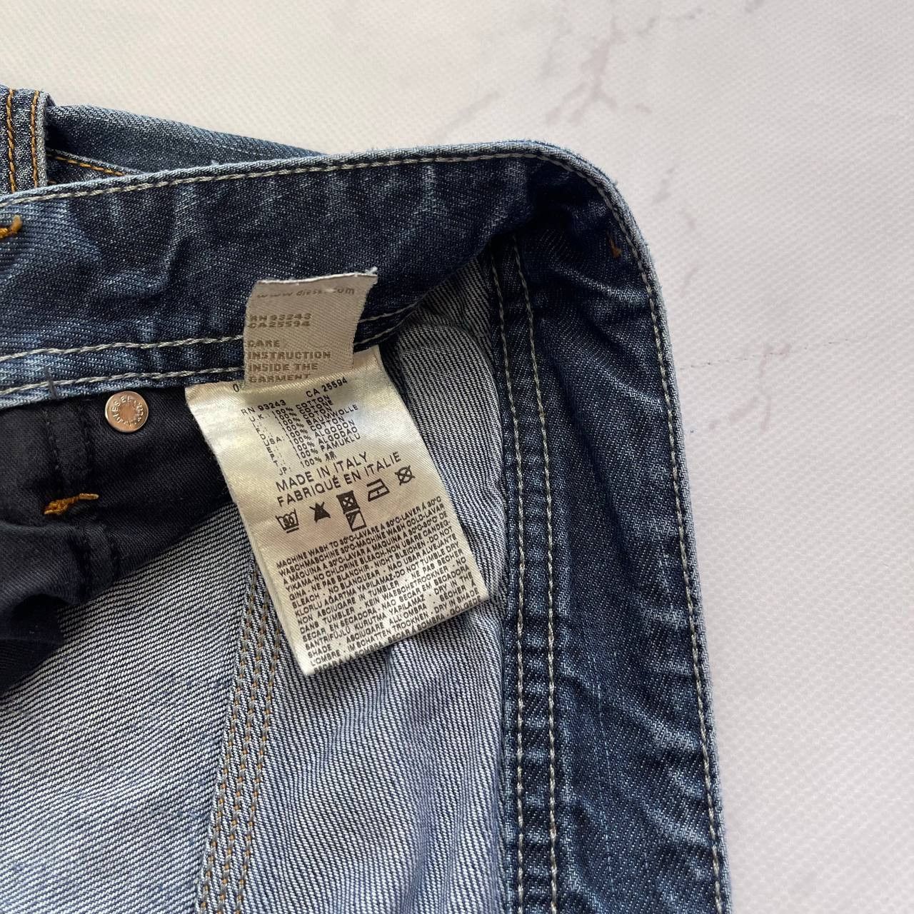 Diesel Diesel Vintage Jeans Mens w32 Blue Denim Pants Straight Y2K Size US 34 / EU 50 - 7 Thumbnail