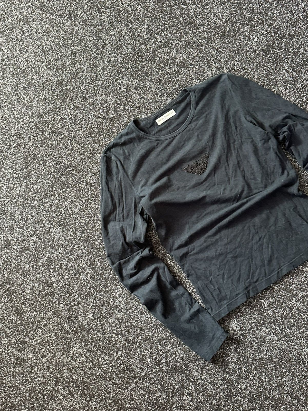 Armani × Vintage 🚨AVANT GARDE ARMANI 90s RARE longsleeve BLOUSES Y2K LUXURY Size L / US 10 / IT 46 - 2 Thumbnail