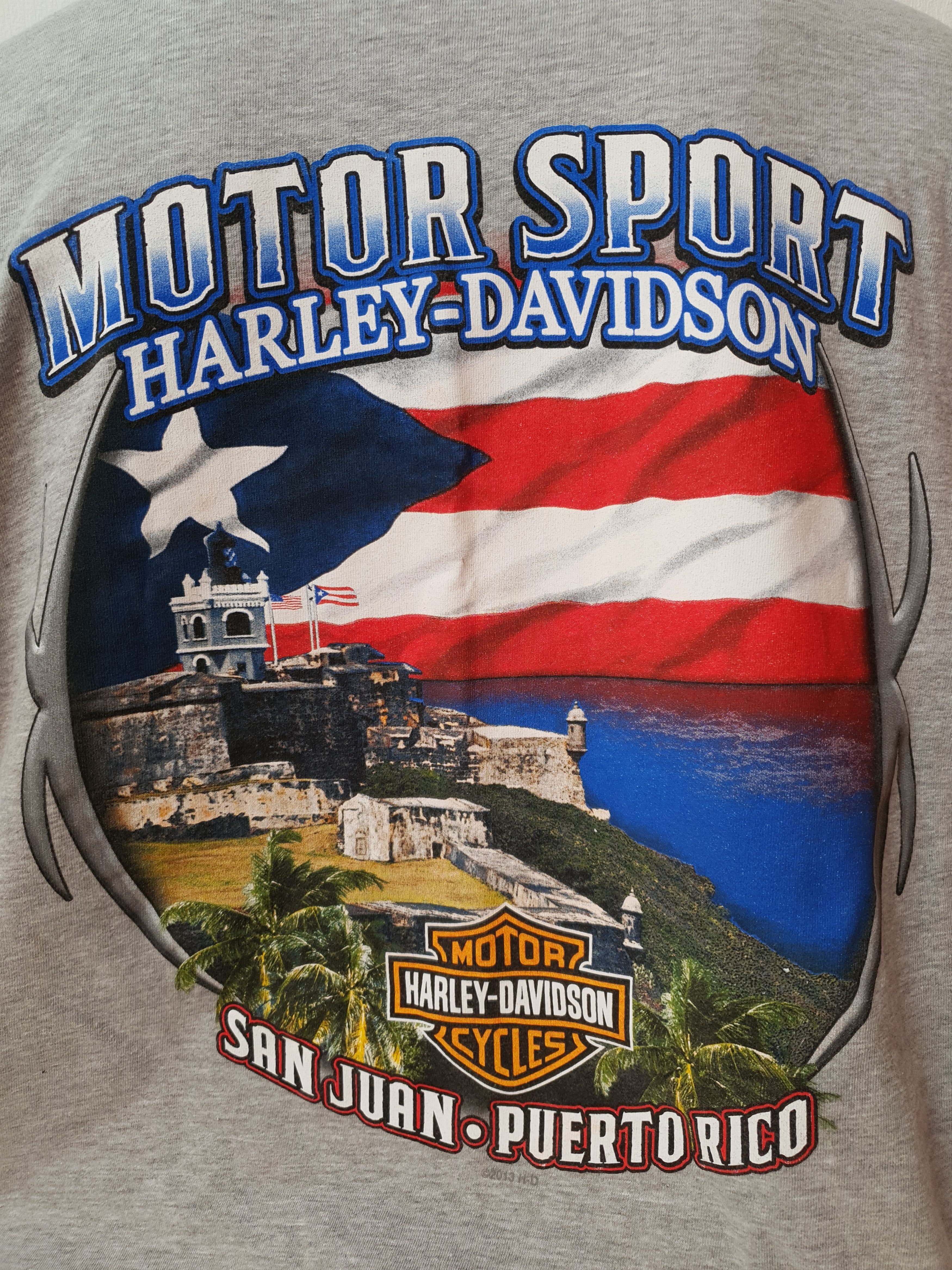 Harley Davidson Harley Davidson RK Stratman Inc T Shirt Gray Big Logo Size US XL / EU 56 / 4 - 3 Thumbnail
