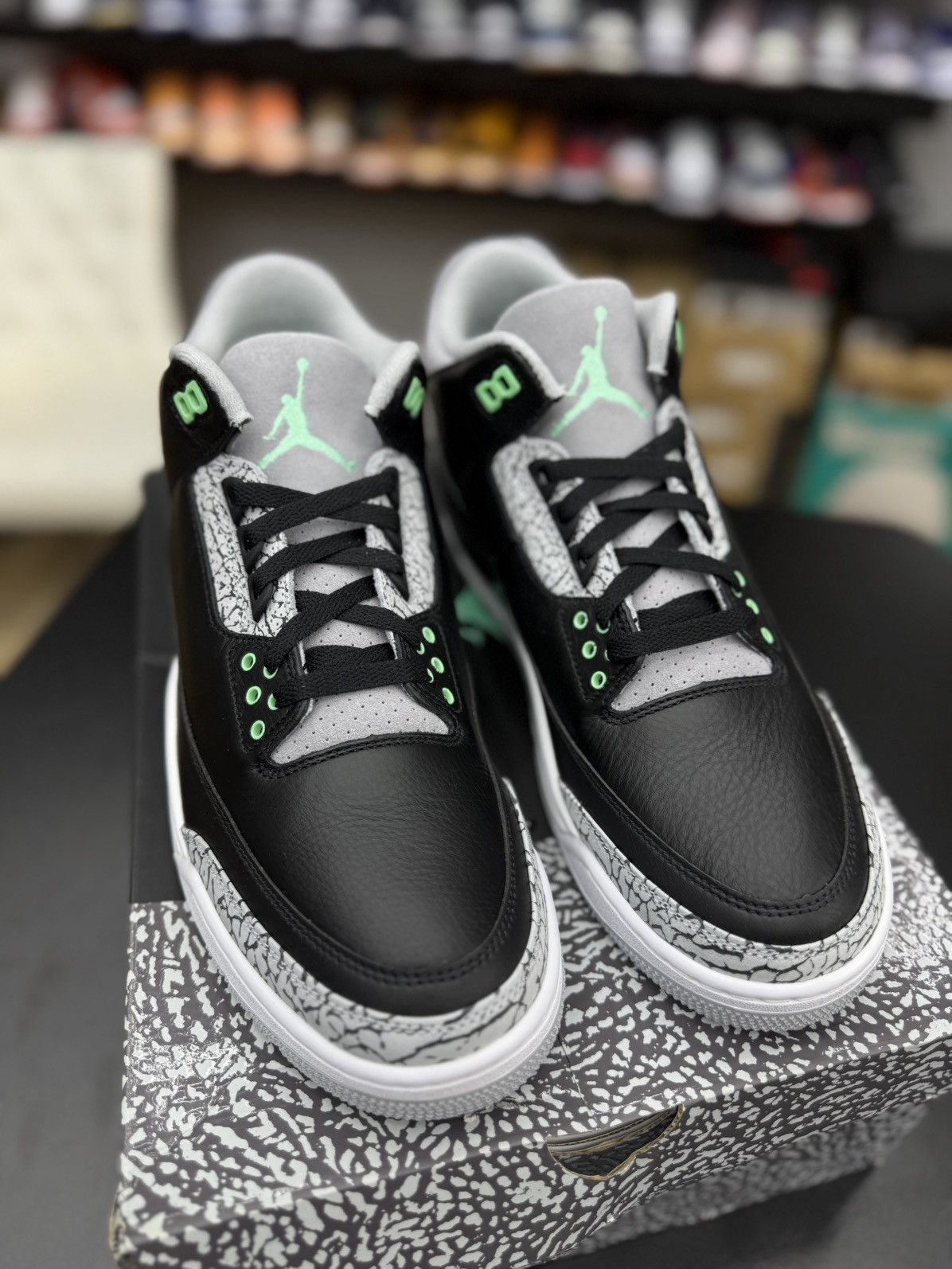 Jordan Brand Jordan 3 Green Glow Size (12) Brand New Size US 12 / EU 45 - 6 Thumbnail