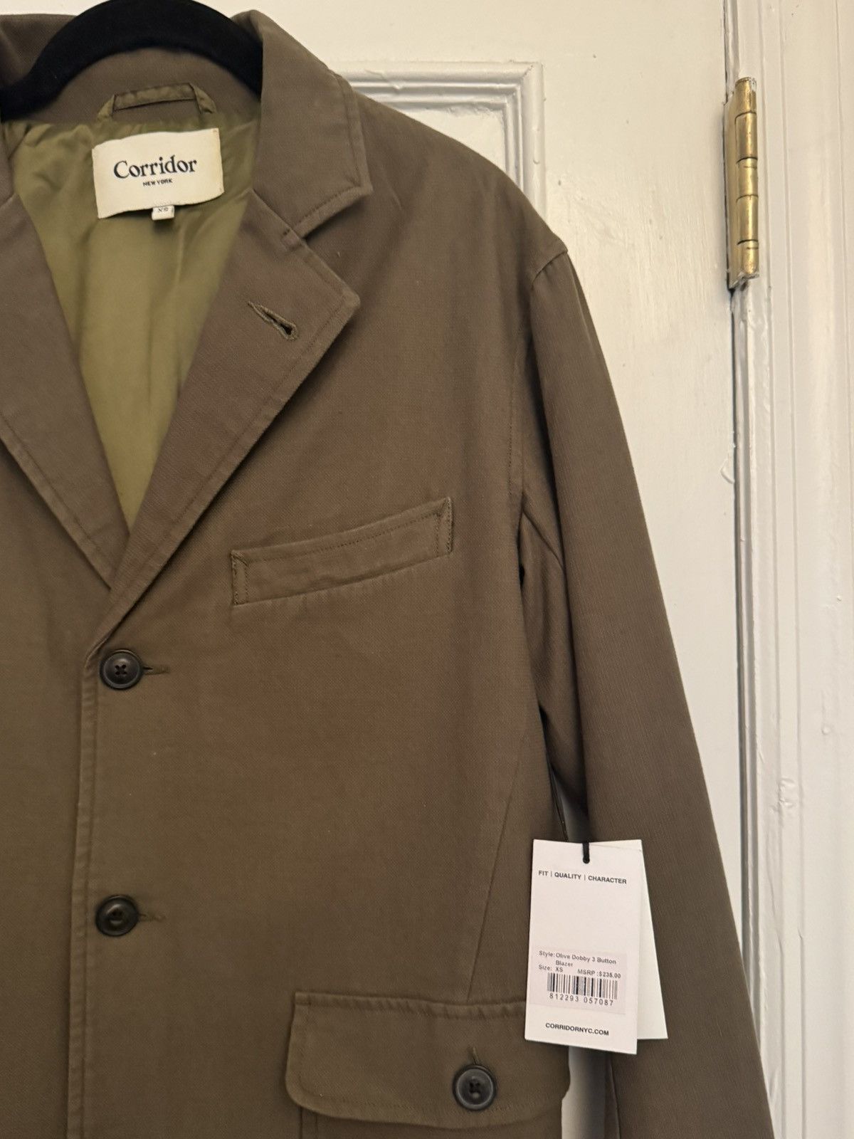 Corridor Corridor XS Dobby 3 Button Blazer NWT Size US XS / EU 42 / 0 - 6 Thumbnail