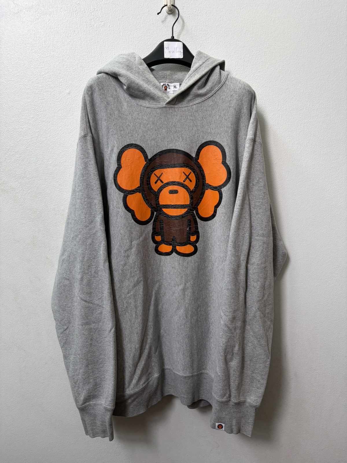 Bape × Kaws Babymilo x Kaws Hoodie Size US XL / EU 56 / 4 - 1 Thumbnail